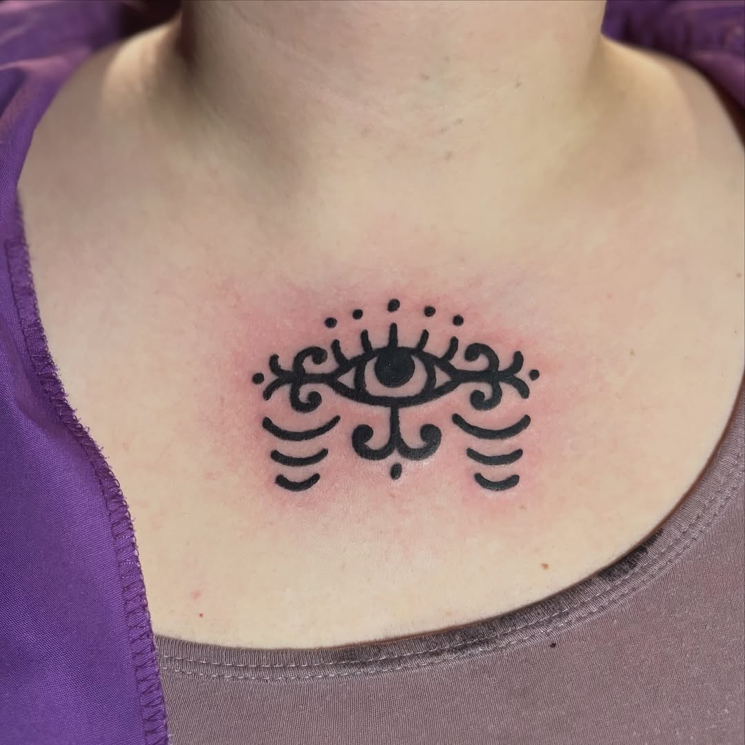 Tattoo by @madtatclub — blackwork, ornamental