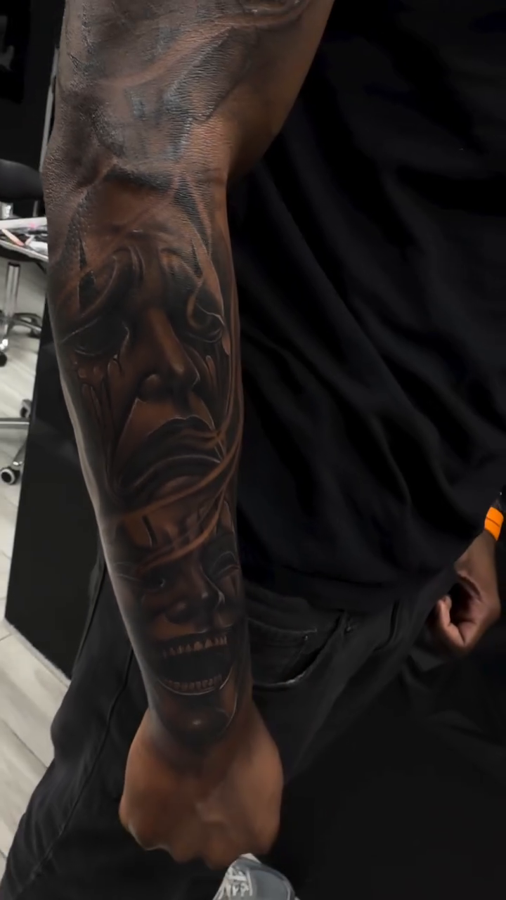 Tattoo by @ink_m4gic12 — black_and_grey, realism