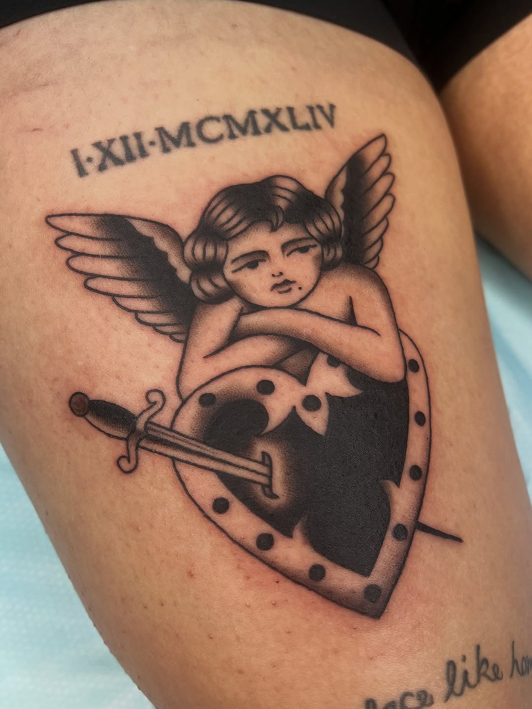 Tattoo by @paydawg365 — american_traditional, black_and_grey