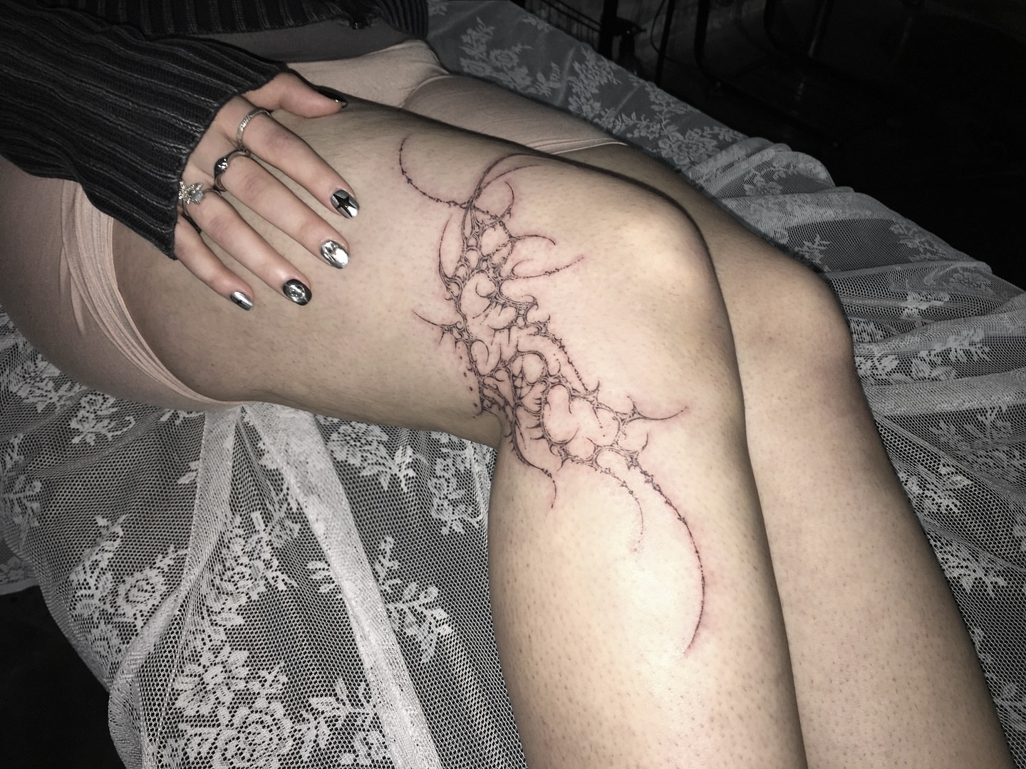 Tattoo by @keeshetattoo โ black_and_grey