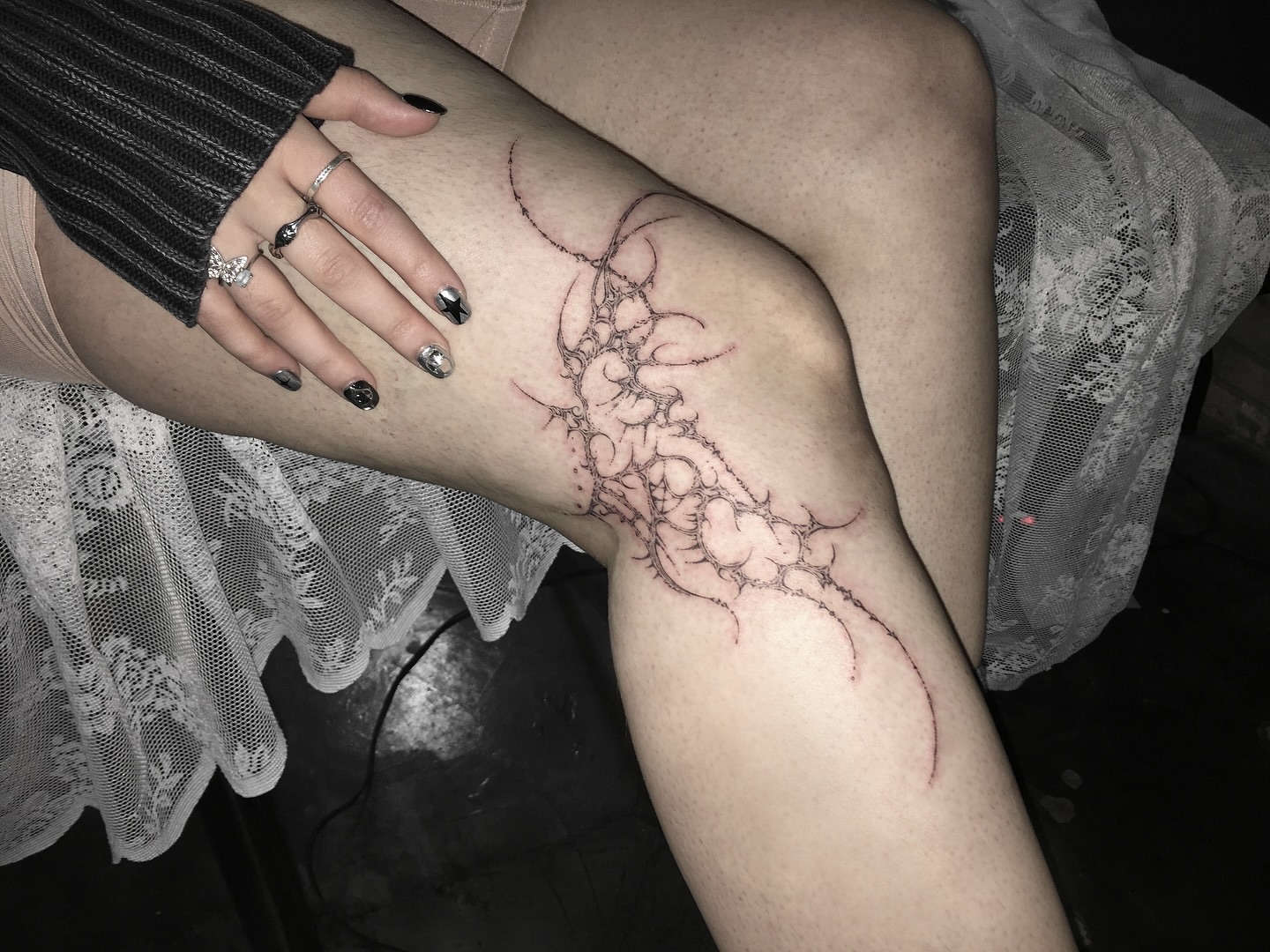 Tattoo by @keeshetattoo โ black_and_grey