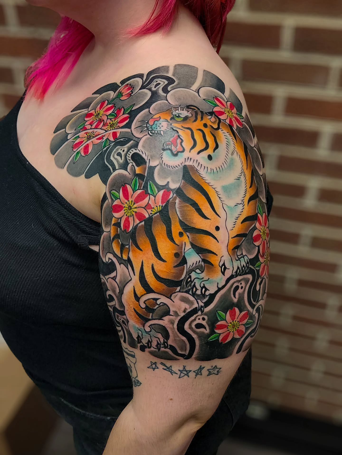 Tattoo by @ower_hernandez — american_traditional, japanese_irezumi