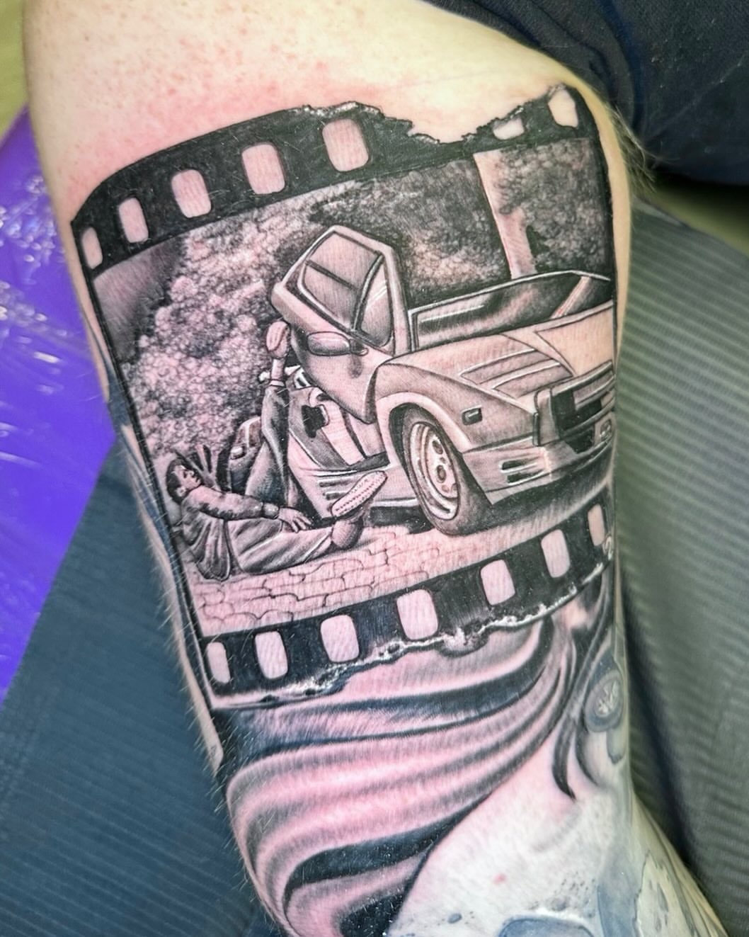Tattoo by @justinxtattooer — black_and_grey, realism
