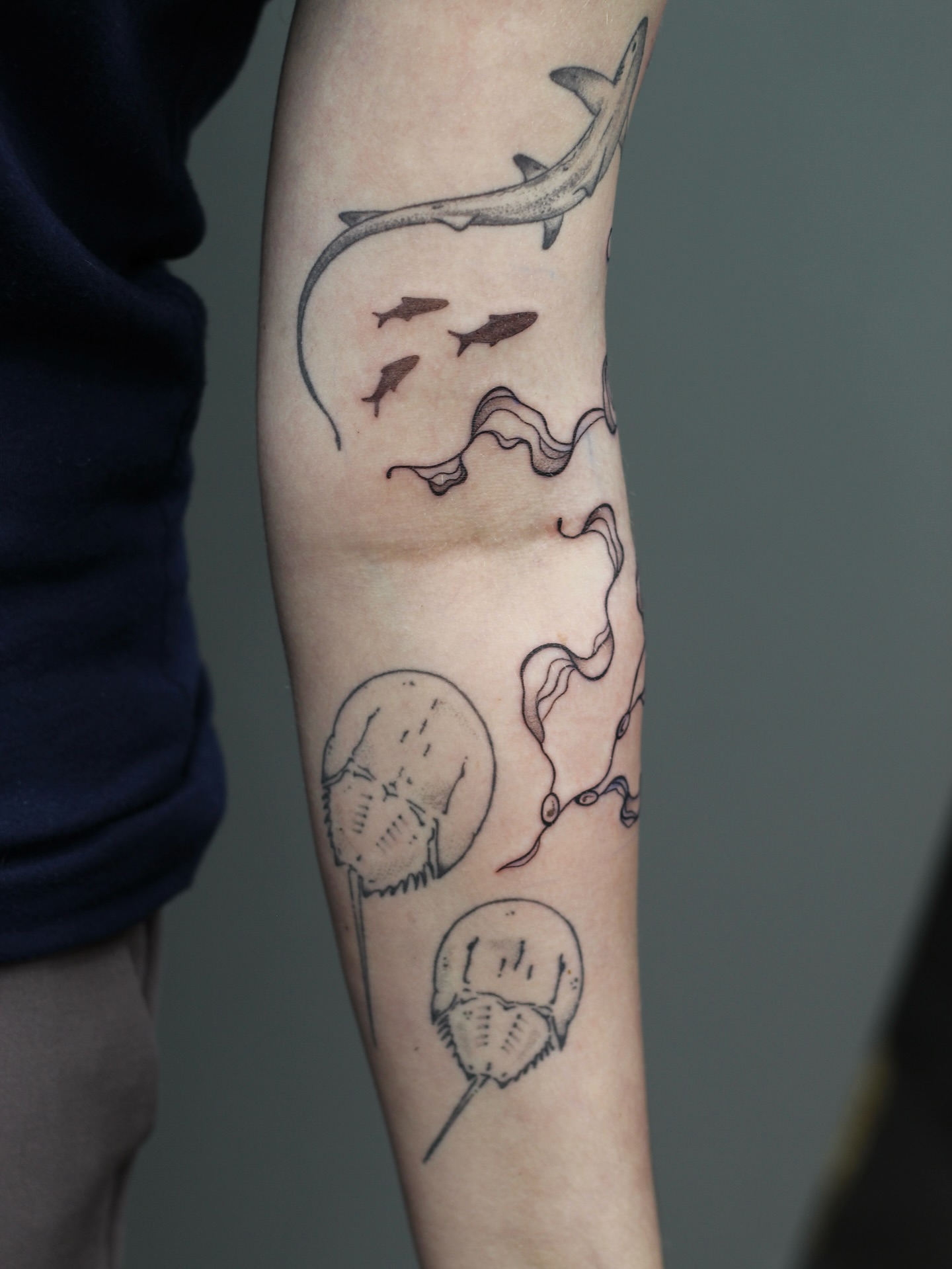 Tattoo by @amandaktattoos — black_and_grey, minimalist