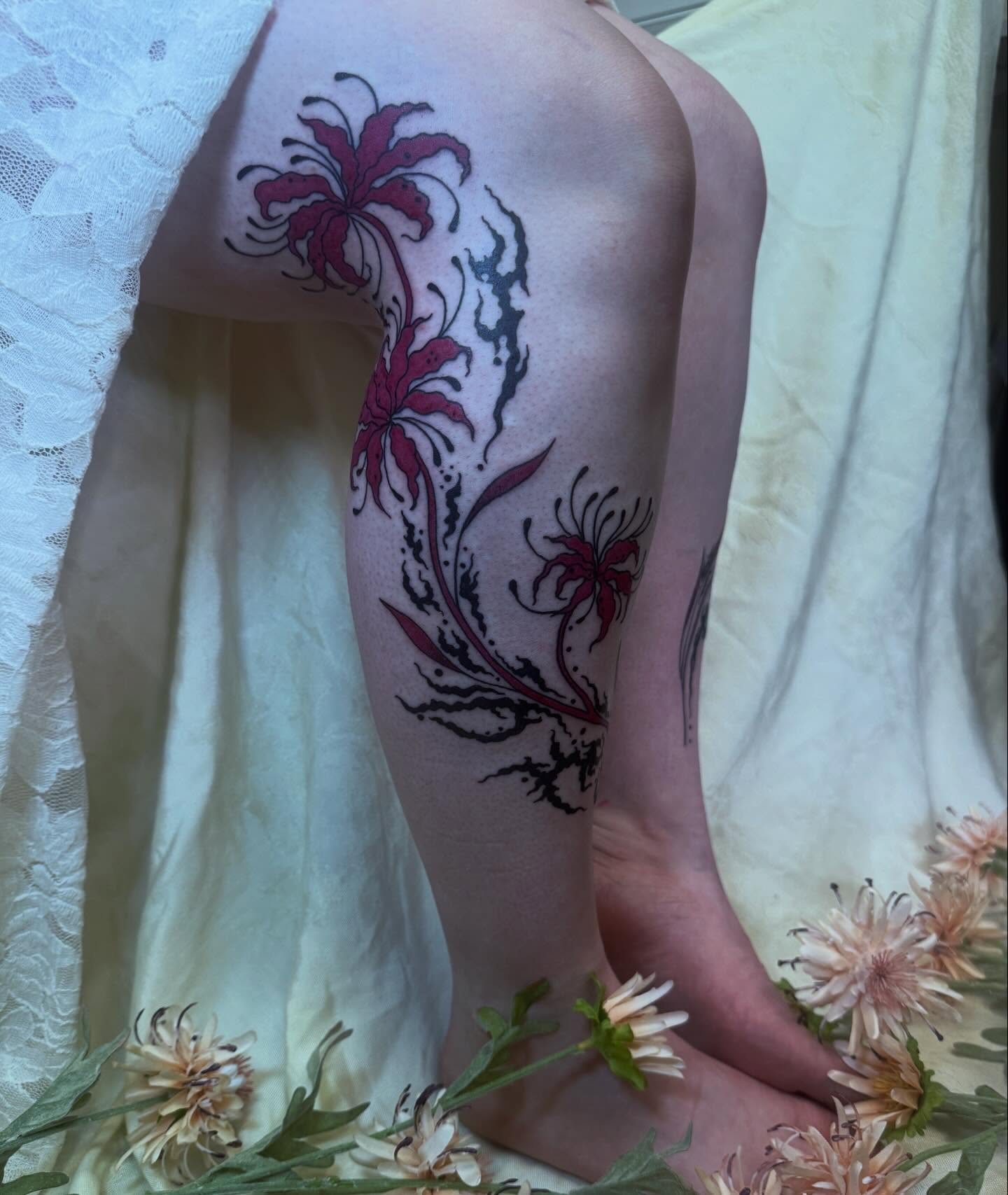 Tattoo by @skittykittykitty — new_school, ornamental