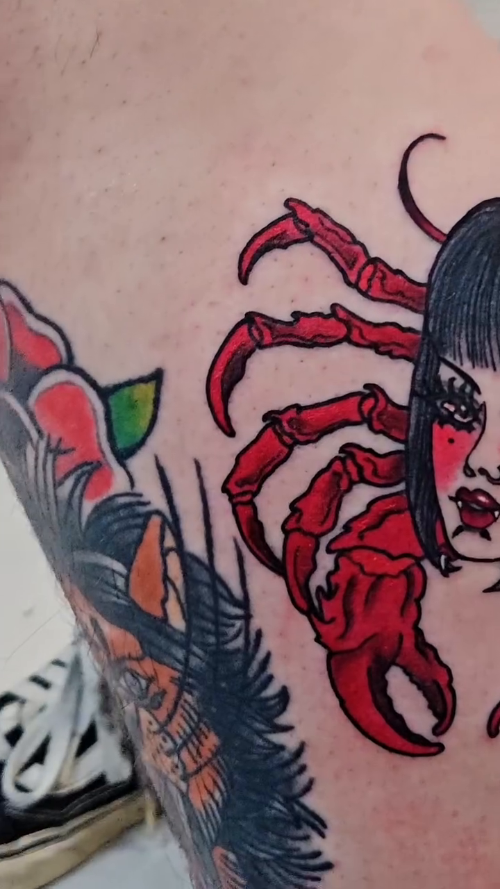 Tattoo by @kmotattoos — neo_traditional, japanese_irezumi