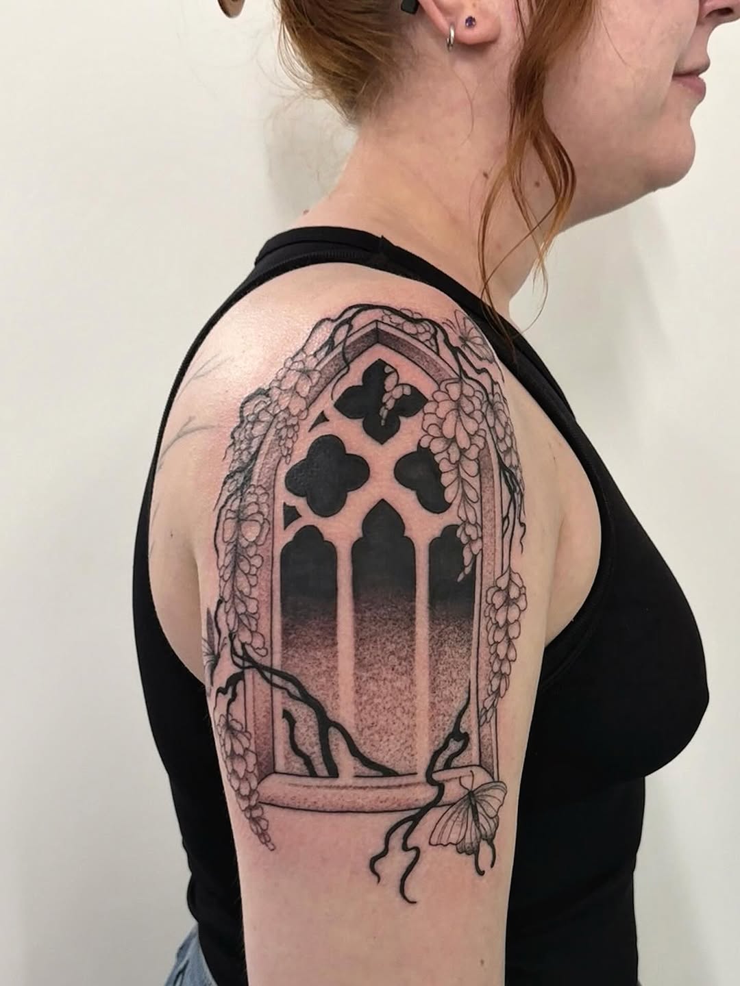 Tattoo by @sierrahiddleson — black_and_grey, ornamental