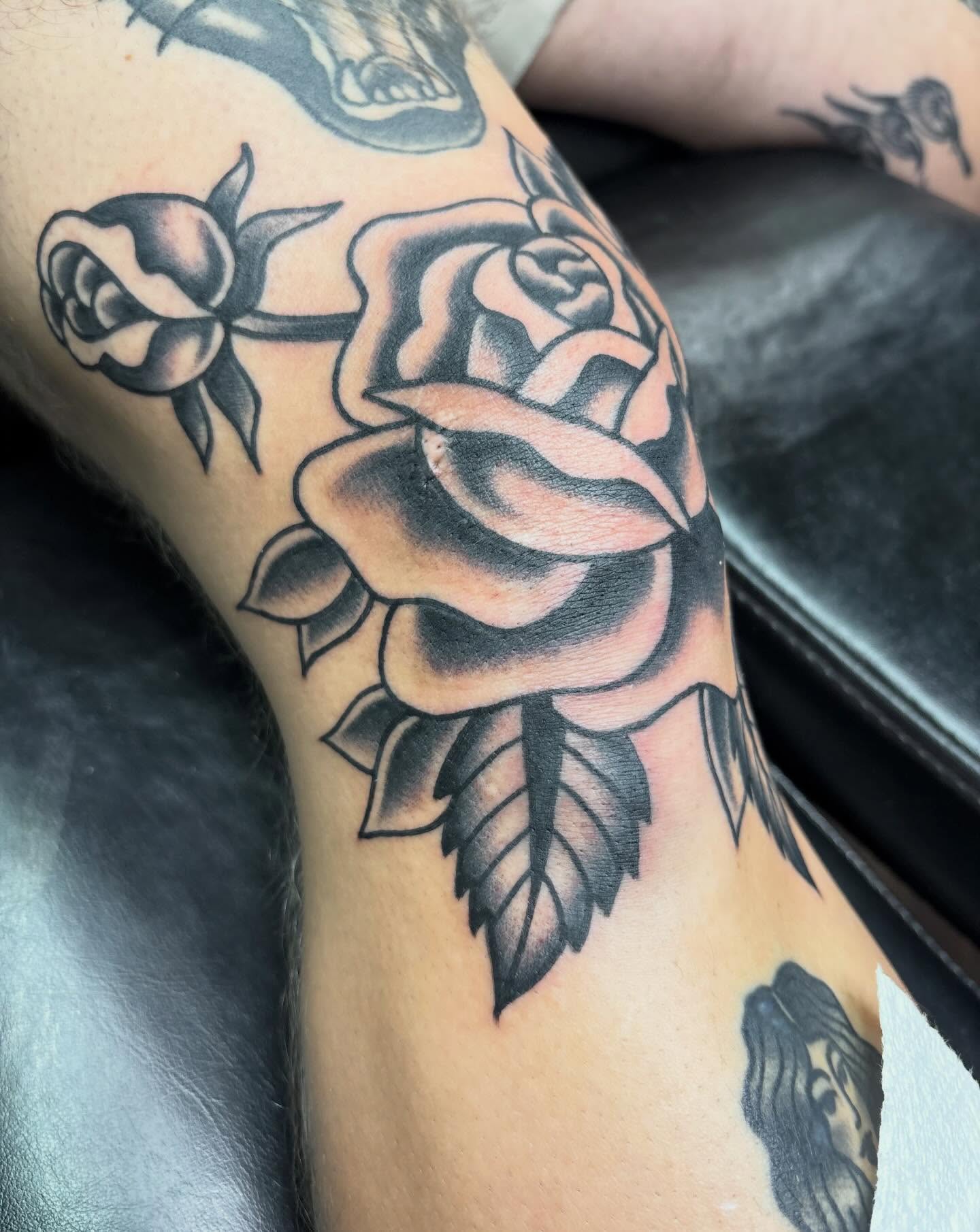 Tattoo by @steamedhamztattoo — american_traditional, black_and_grey