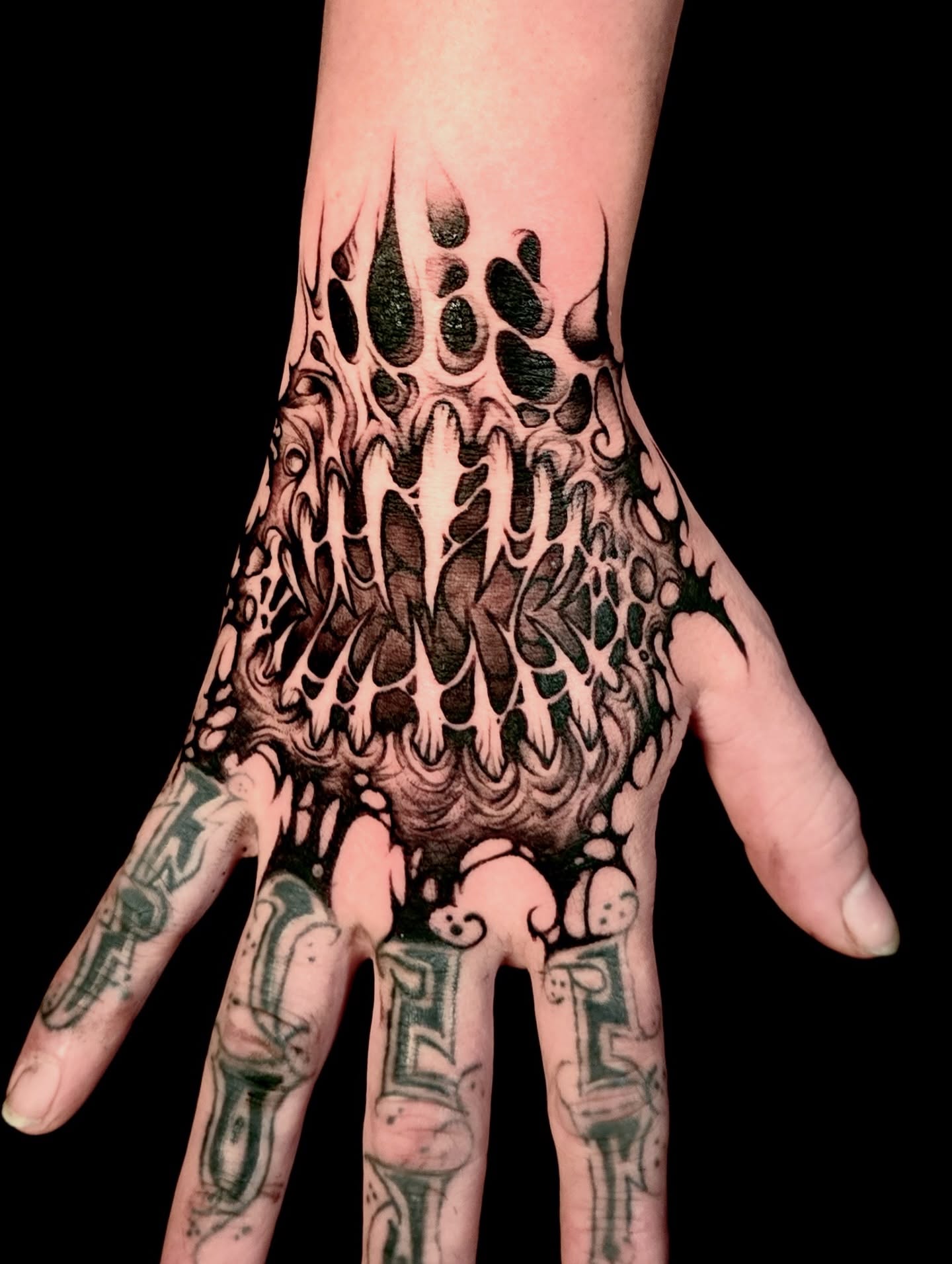 Tattoo by @deathcandy_art — black_and_grey