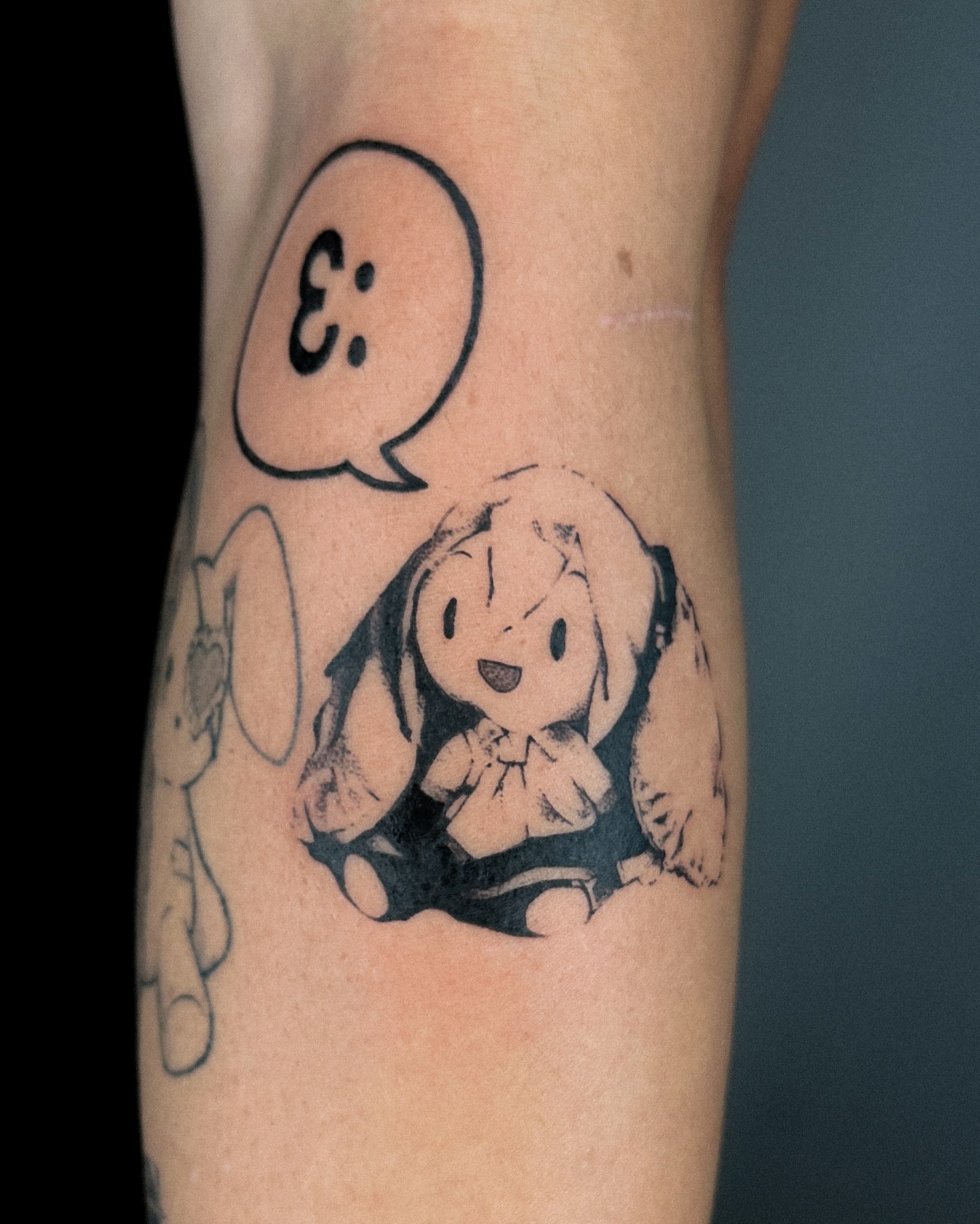 Anime character anime tattoo on the forearm by ☆ gia