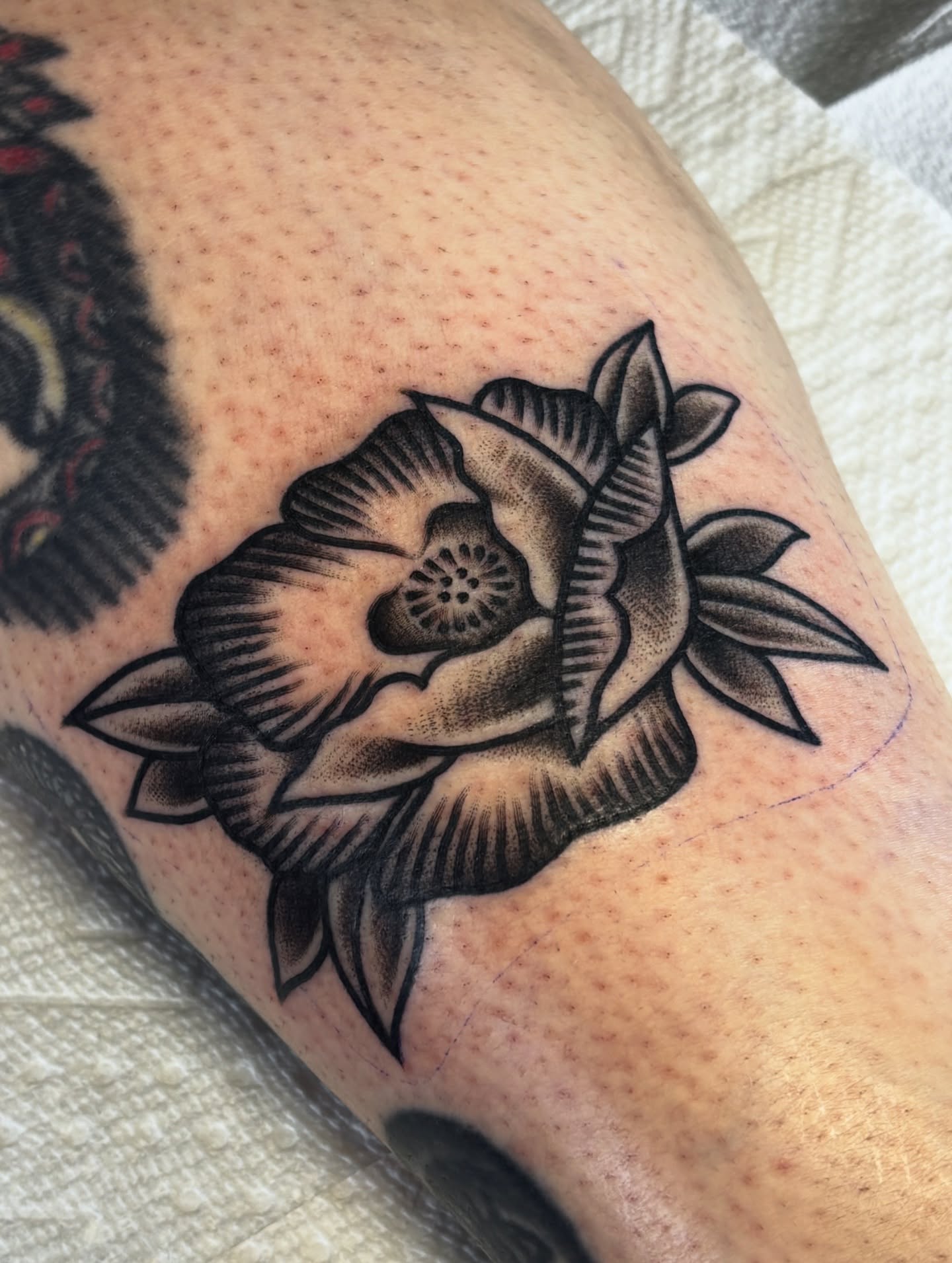Tattoo by @smythtattoo — black_and_grey