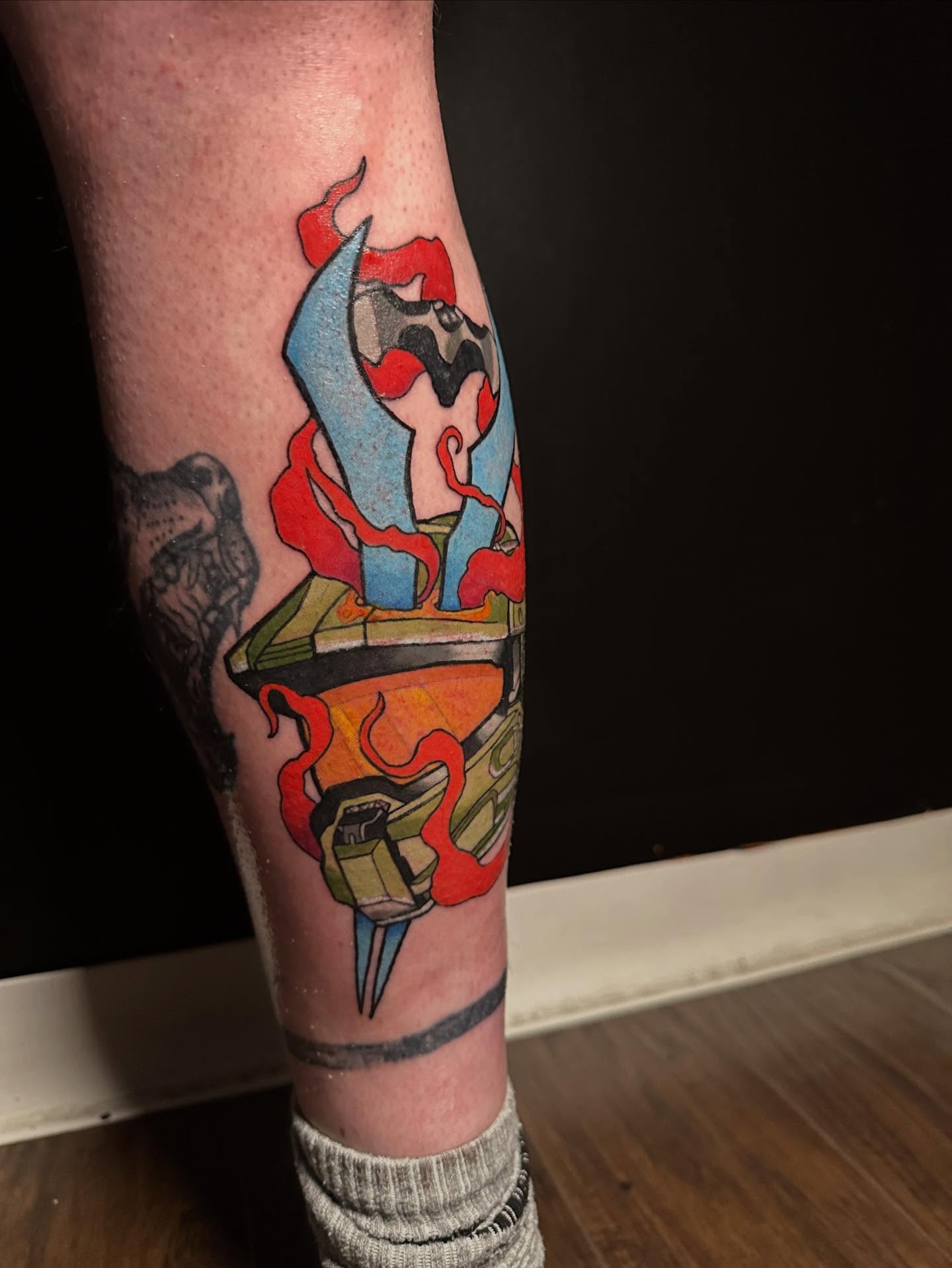 Tattoo by @dreadmoor_tattoos — new_school, illustrative