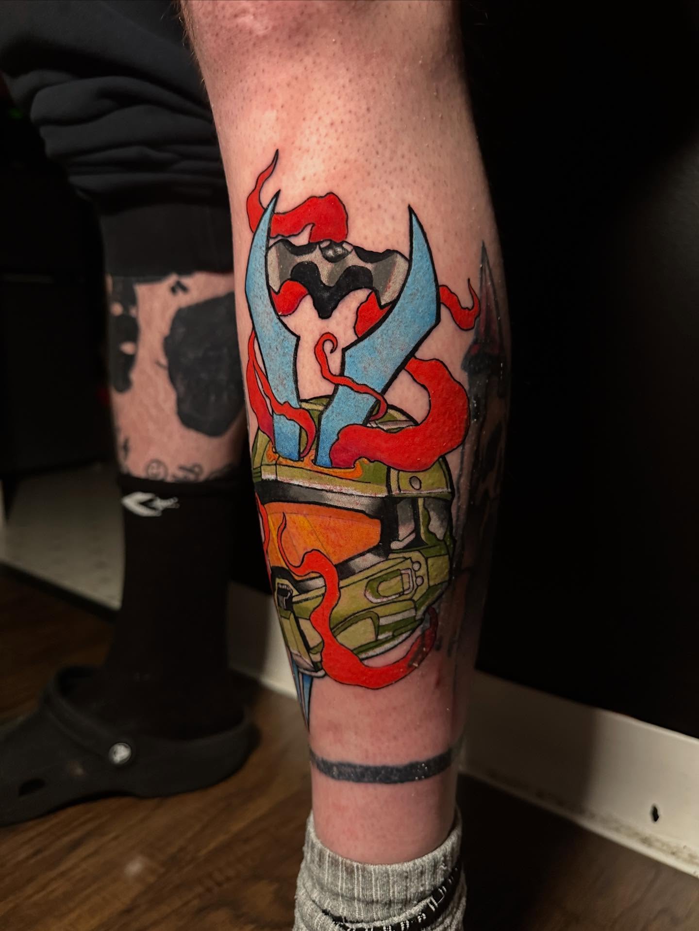 Tattoo by @dreadmoor_tattoos — new_school, illustrative