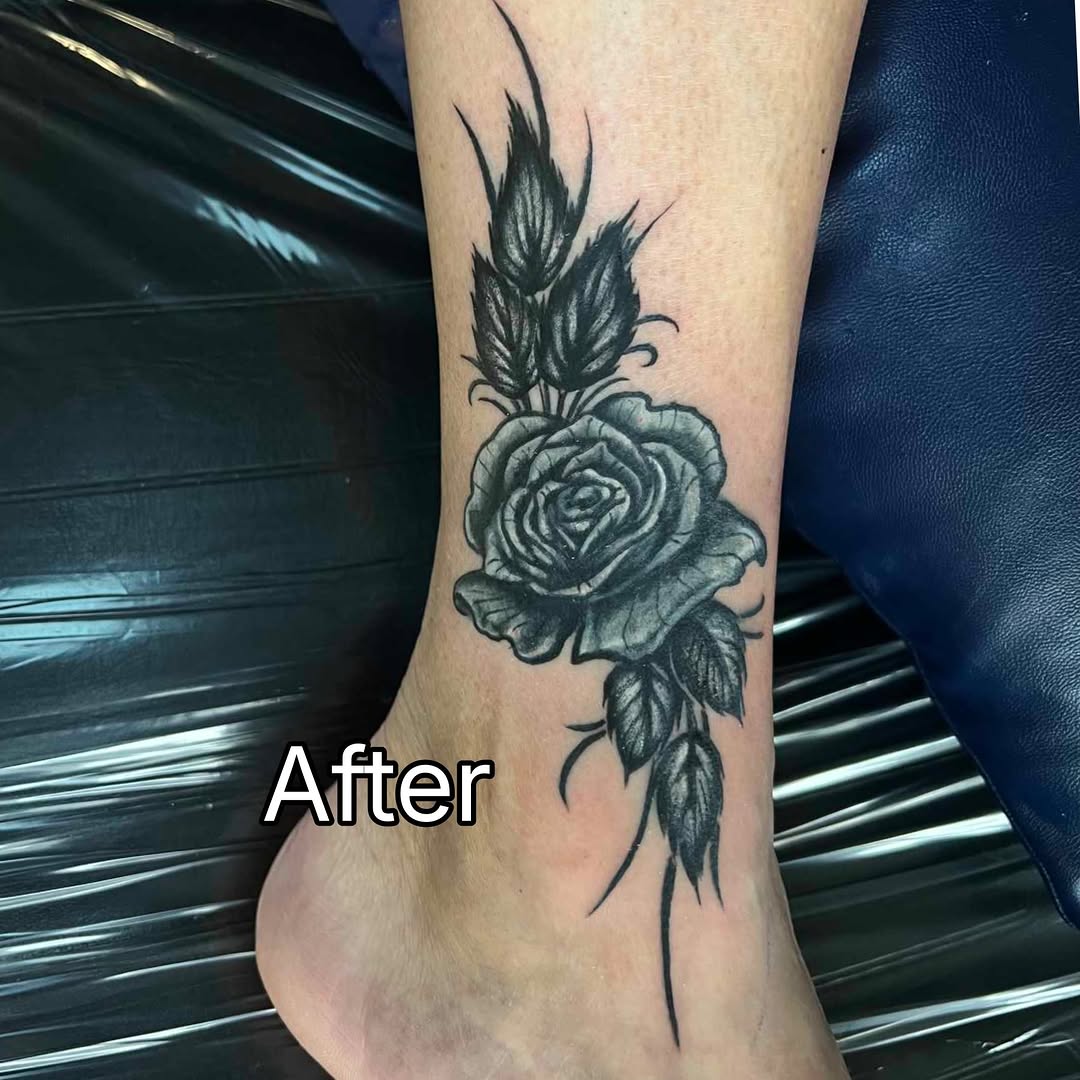 Tattoo by @inkbykyledunbar — black_and_grey, realism