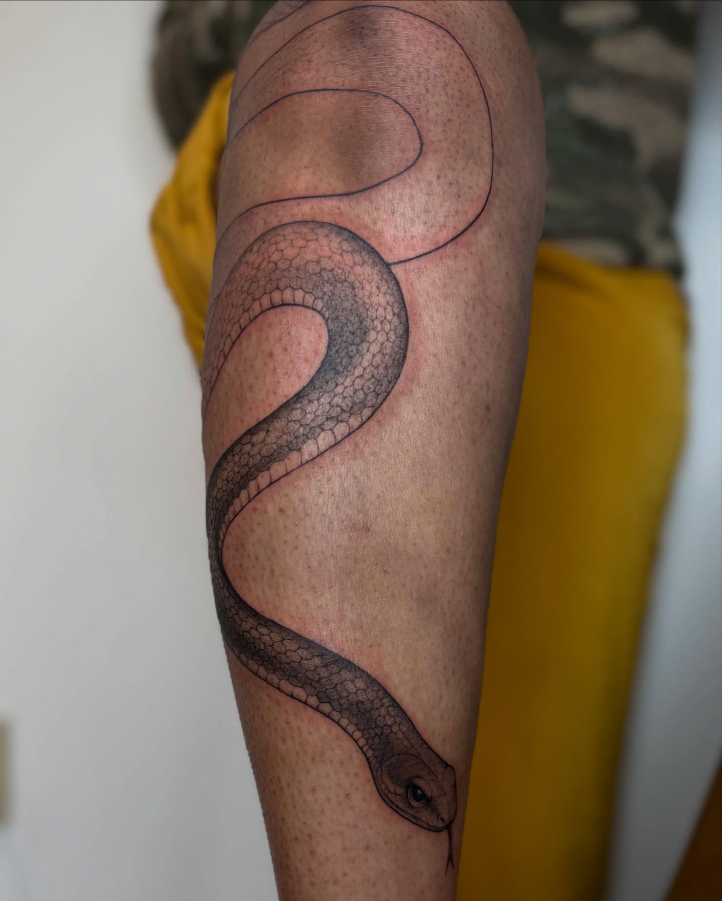Tattoo by @carsytat — black_and_grey