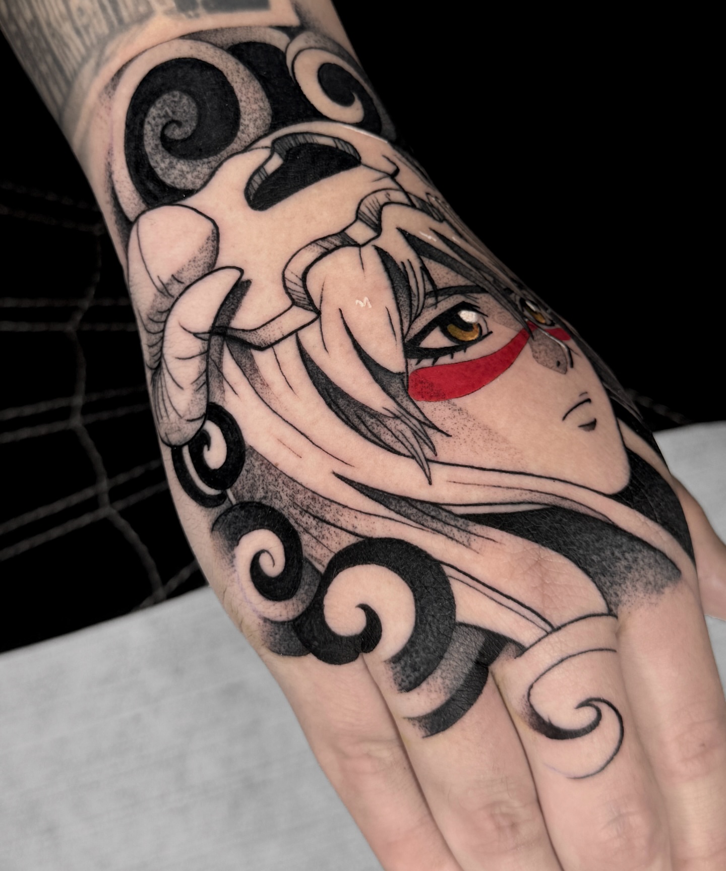 Tattoo by @tivengomez — anime