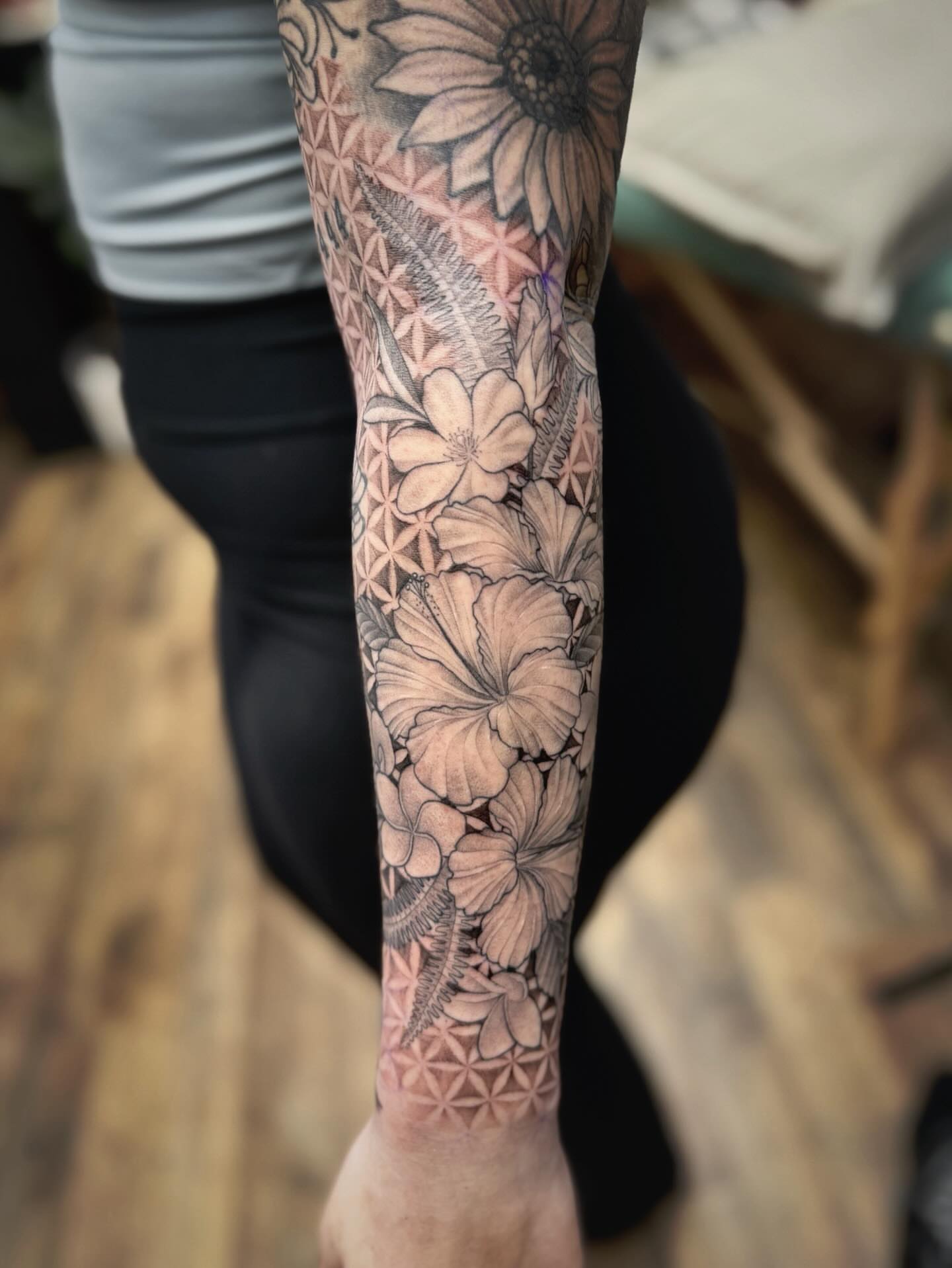 Tattoo by @audreymicheletattoos — black_and_grey, realism