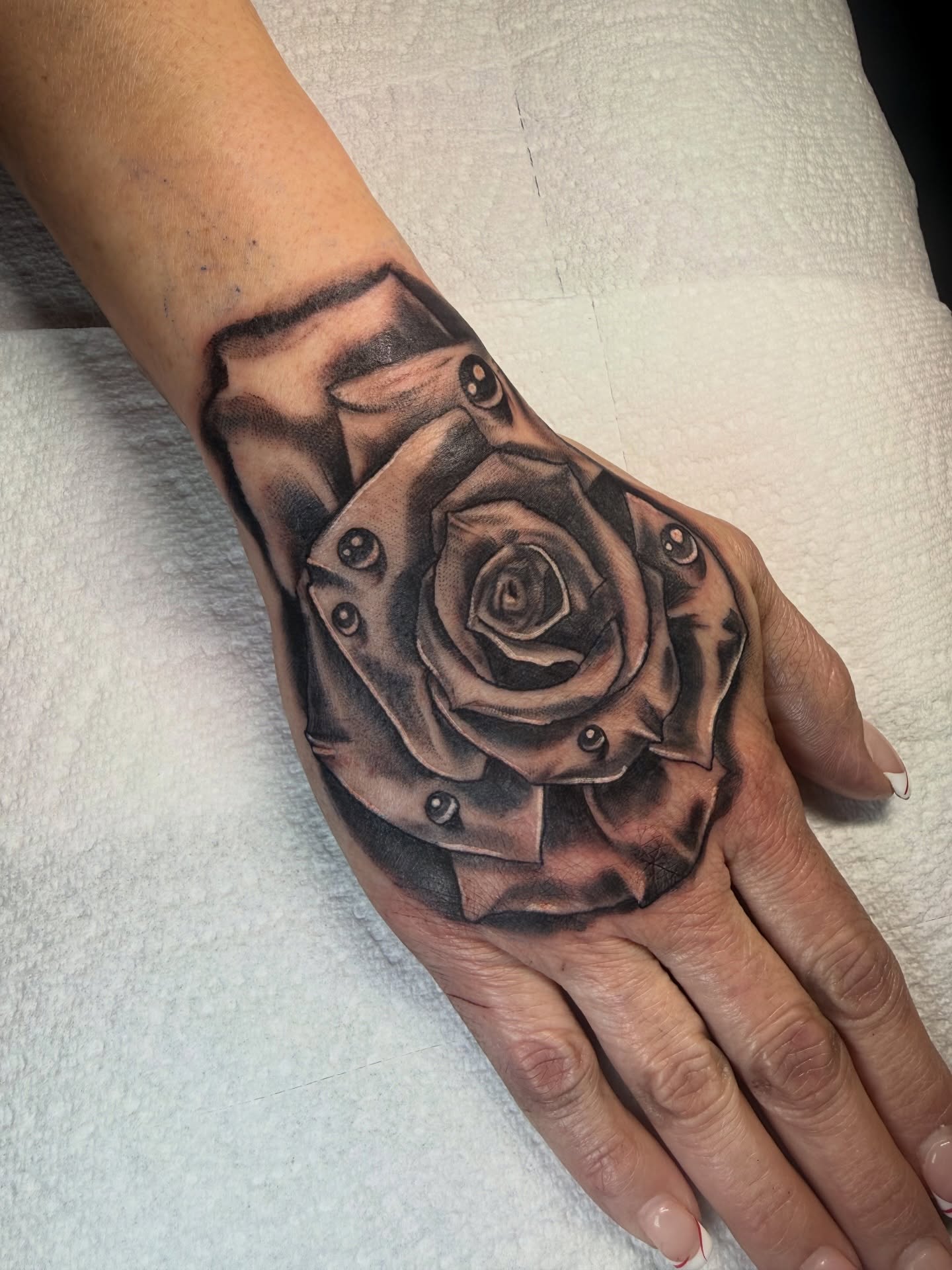 Tattoo by @urmomtat2 — black_and_grey, realism