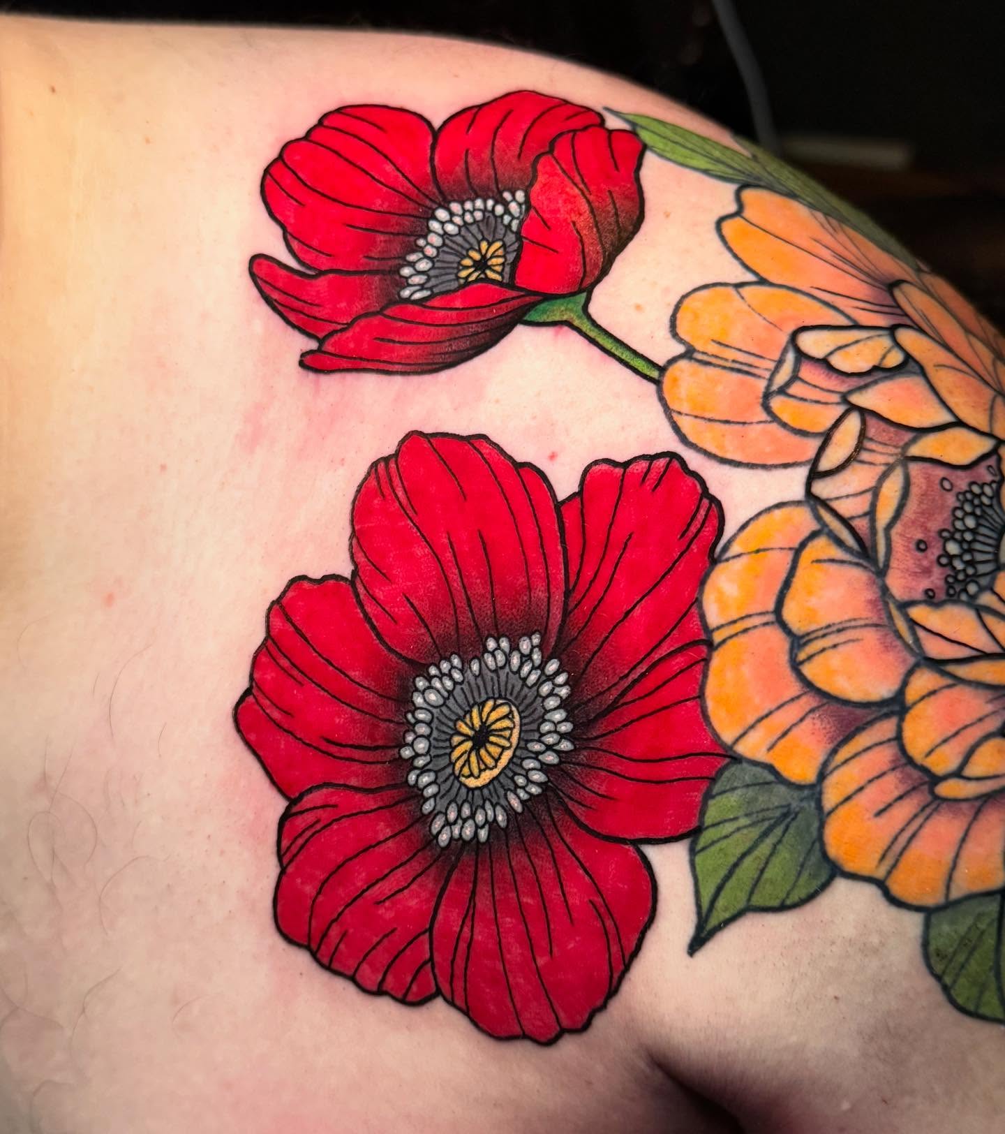 Tattoo by @emilylestrangetattoos — dotwork, realism