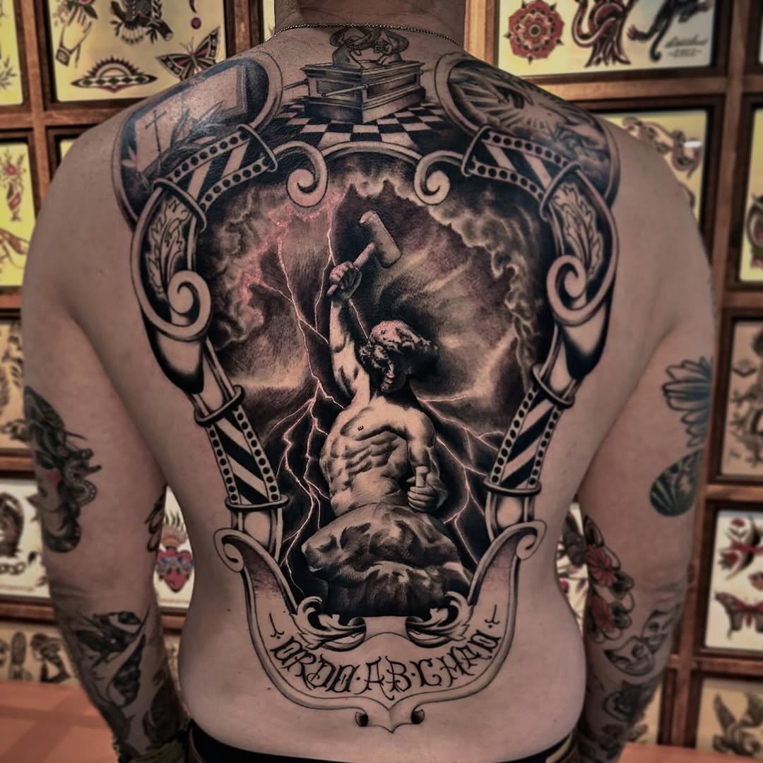 Tattoo work at Middle Tennessee Tattoo Expo 2026