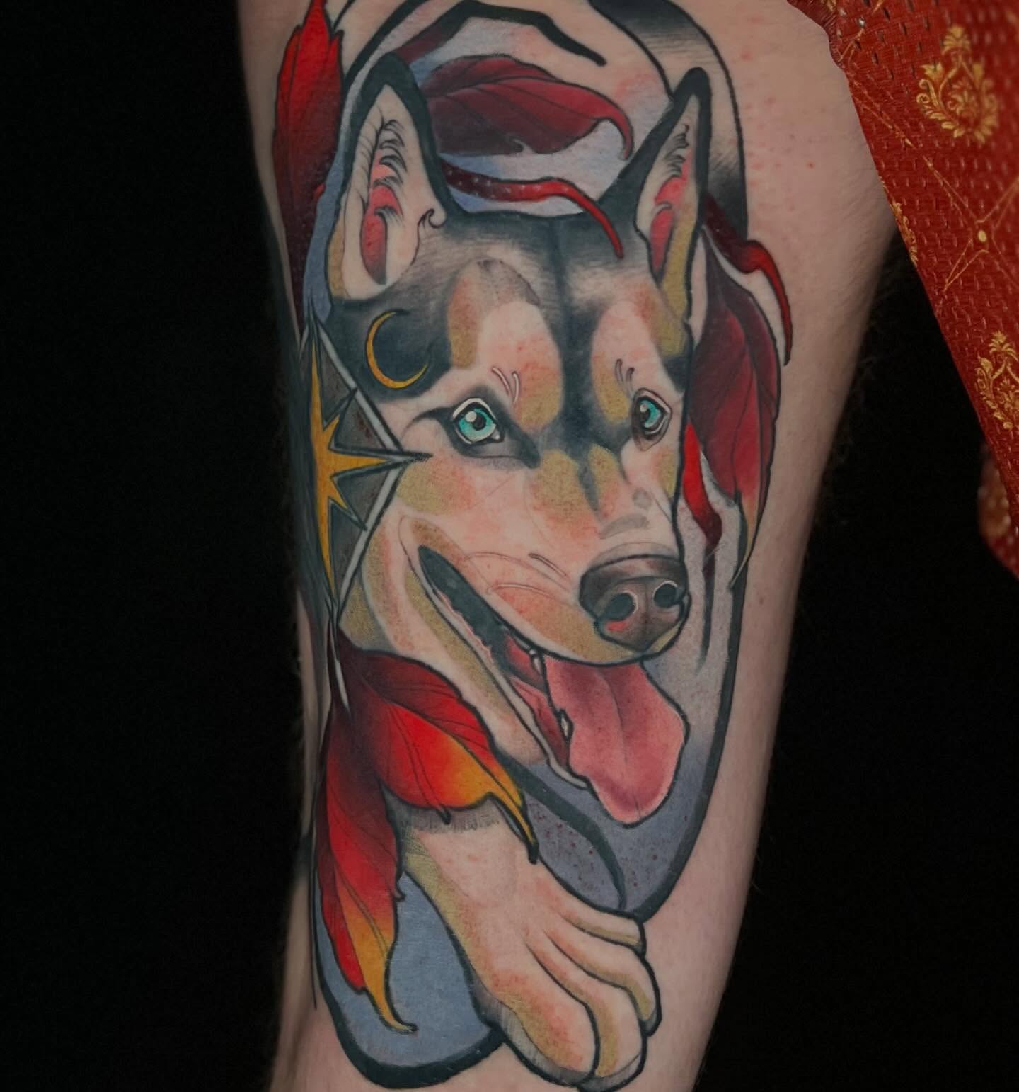Tattoo by @heatherlynntattoos — american_traditional, dotwork
