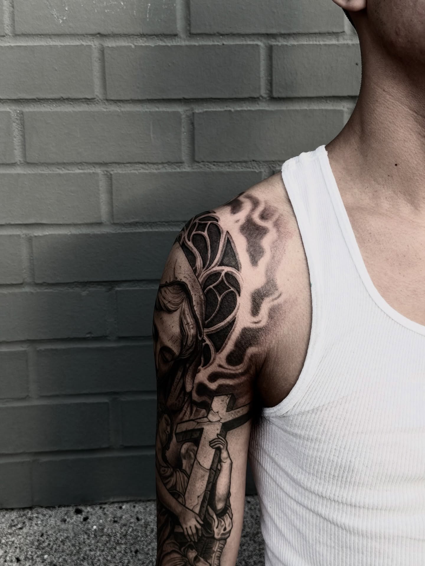 Tattoo by @marcusmartineztattoo β black_and_grey, realism