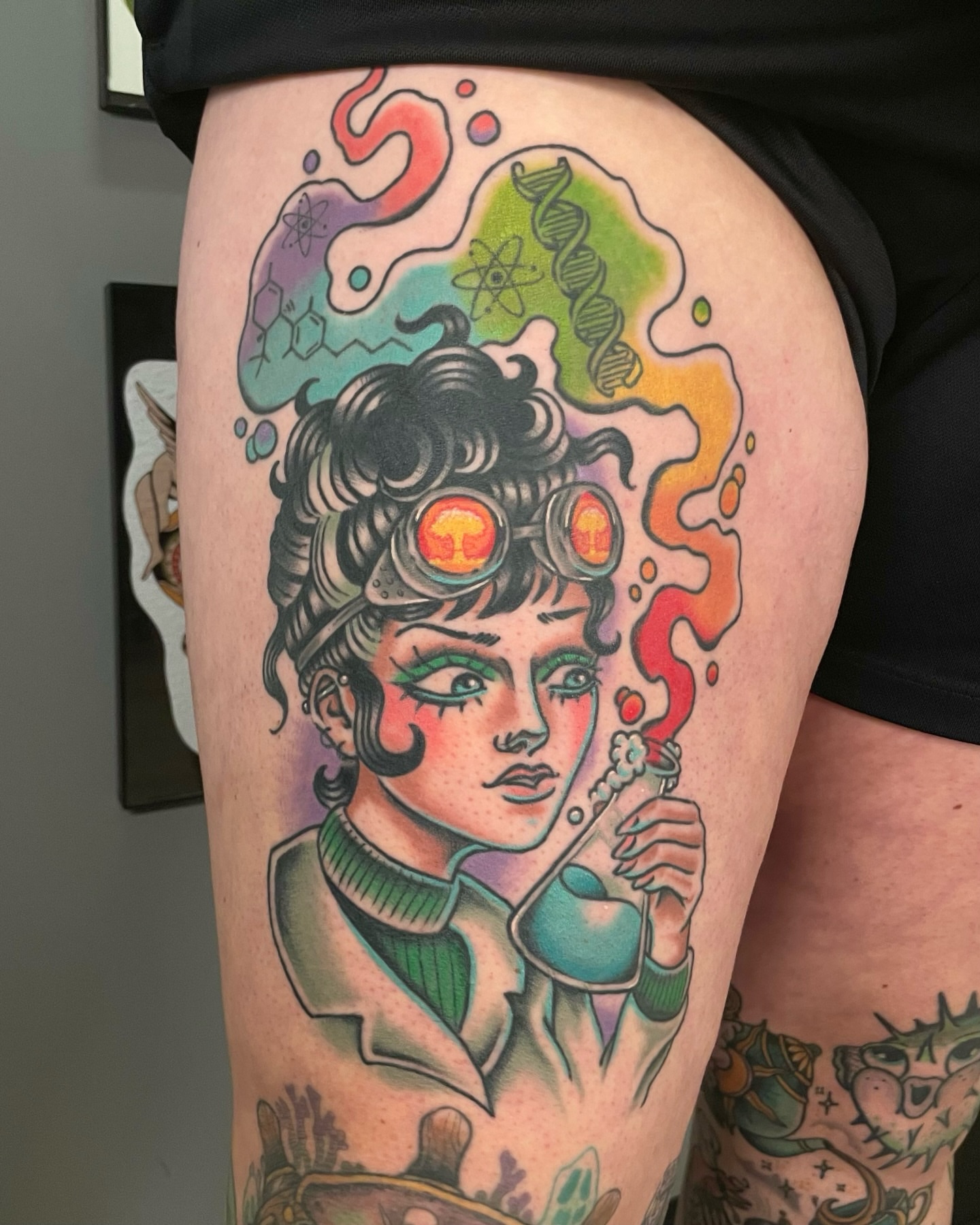 Tattoo by @anabellmorotattoos โ new_school, illustrative