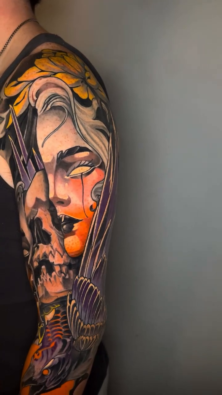 Tattoo by @weekstattoo — neo_traditional, realism