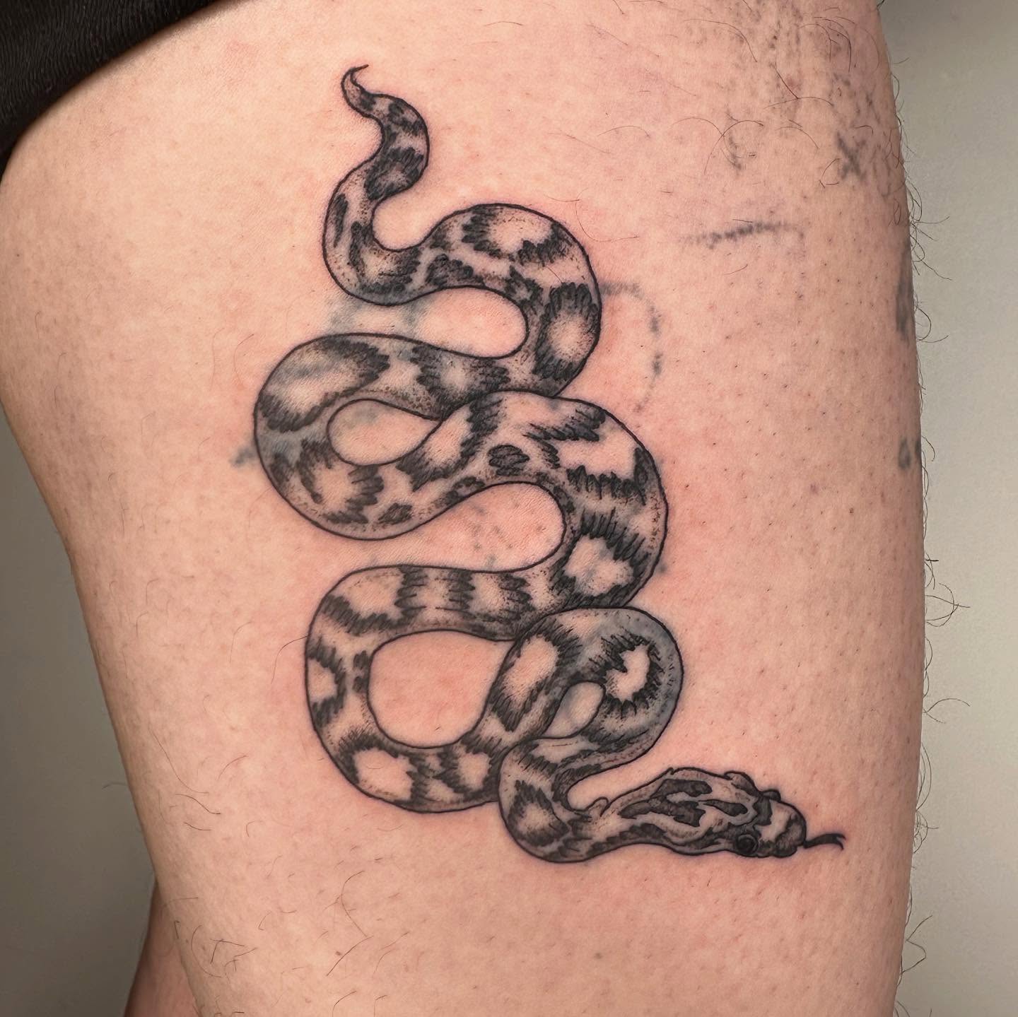 Tattoo by @madonna_the_slut — black_and_grey