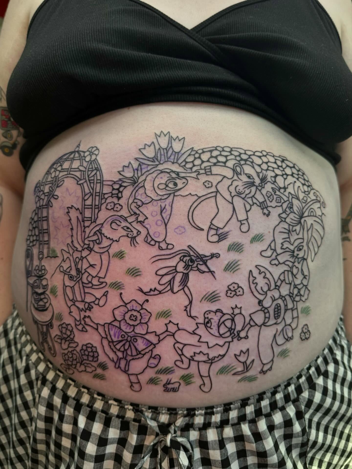 Tattoo by @tina_b_draws — illustrative