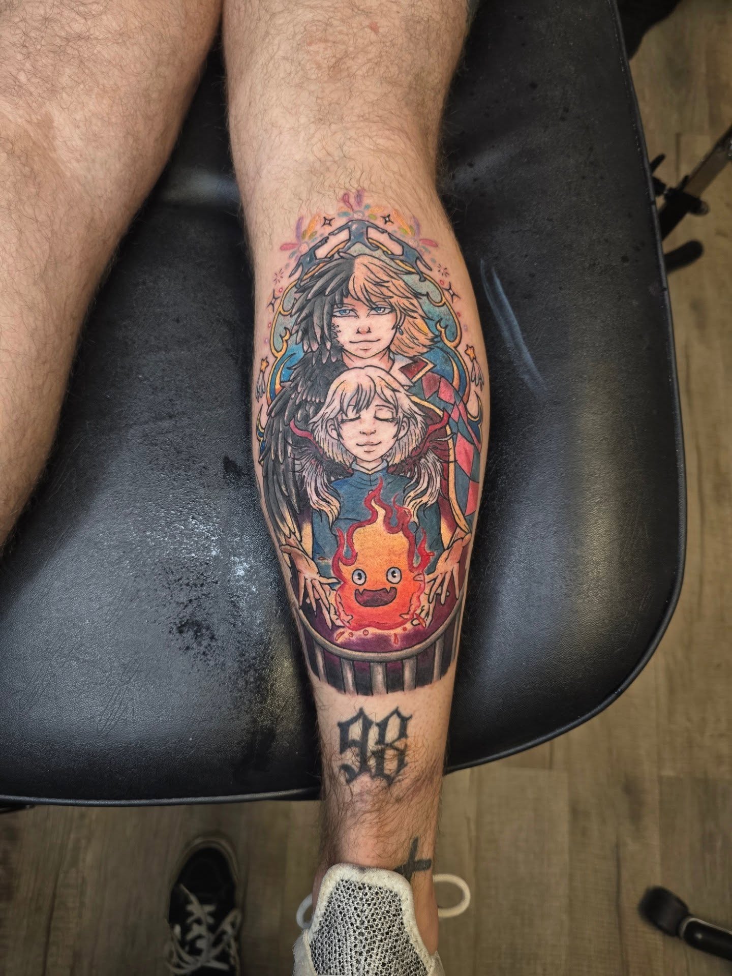 Tattoo by @foxkidstattoos — dotwork, illustrative