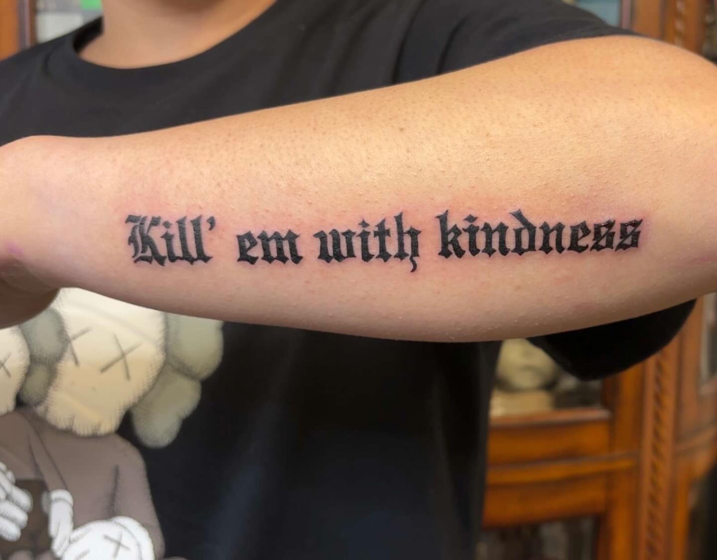 Tattoo by @mollydixontattoos — lettering_script