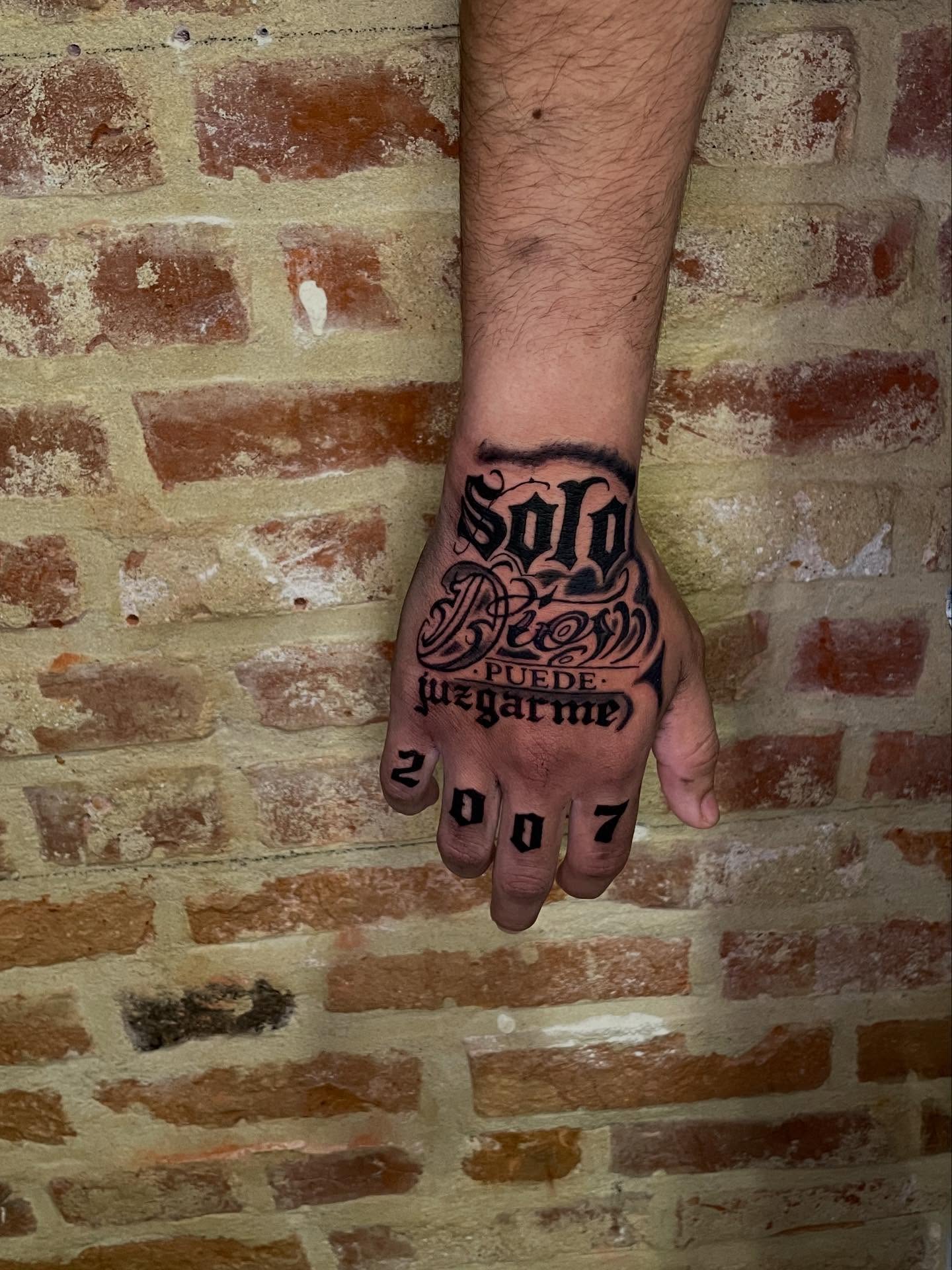 Tattoo by @ariesinkedme — lettering_script