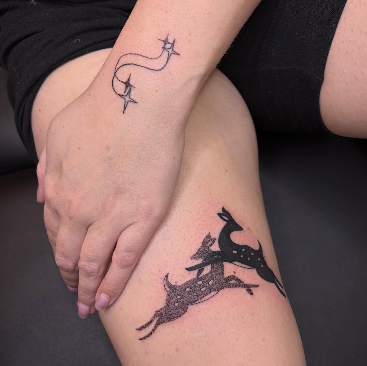 Tattoo by @alliemoontattoo — black_and_grey