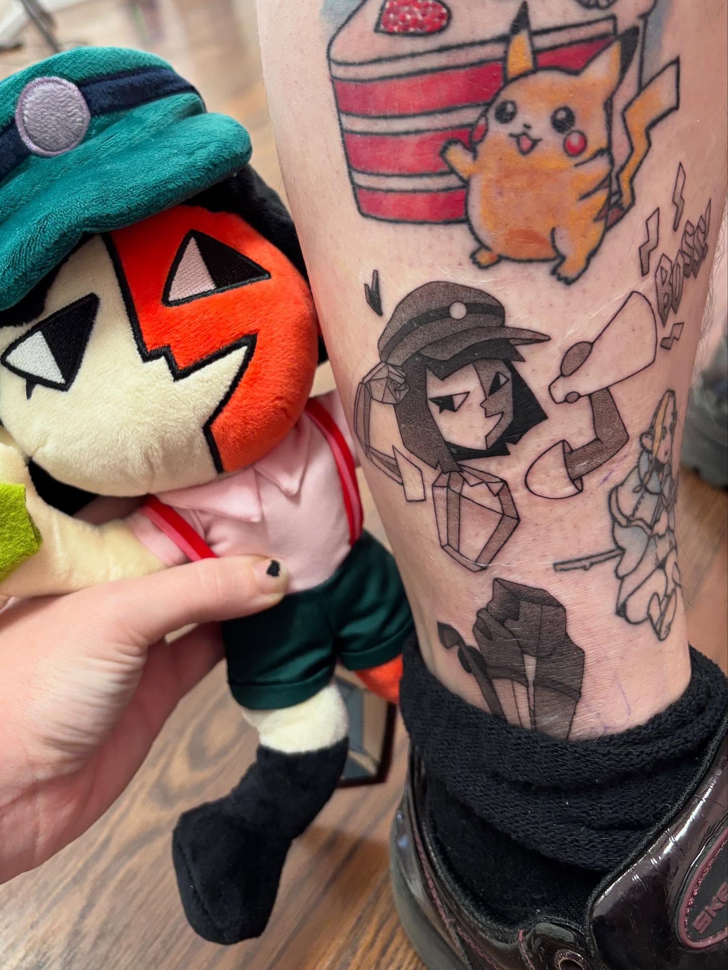 Tattoo by @parkiip — anime