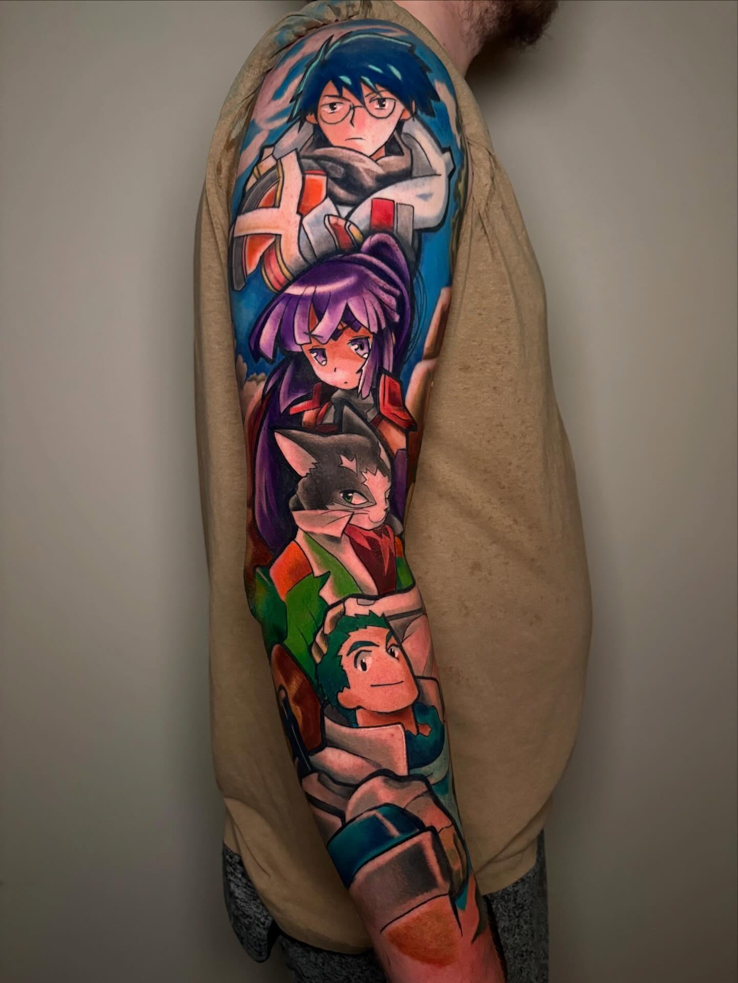 Tattoo by @beeinkedbyjess — anime