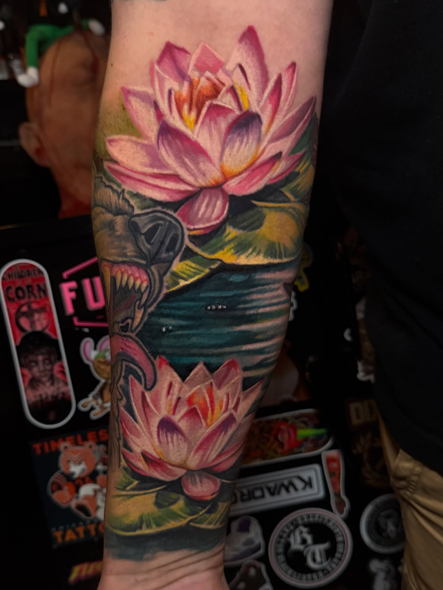 Tattoo by @scottyptattoos — realism, watercolor