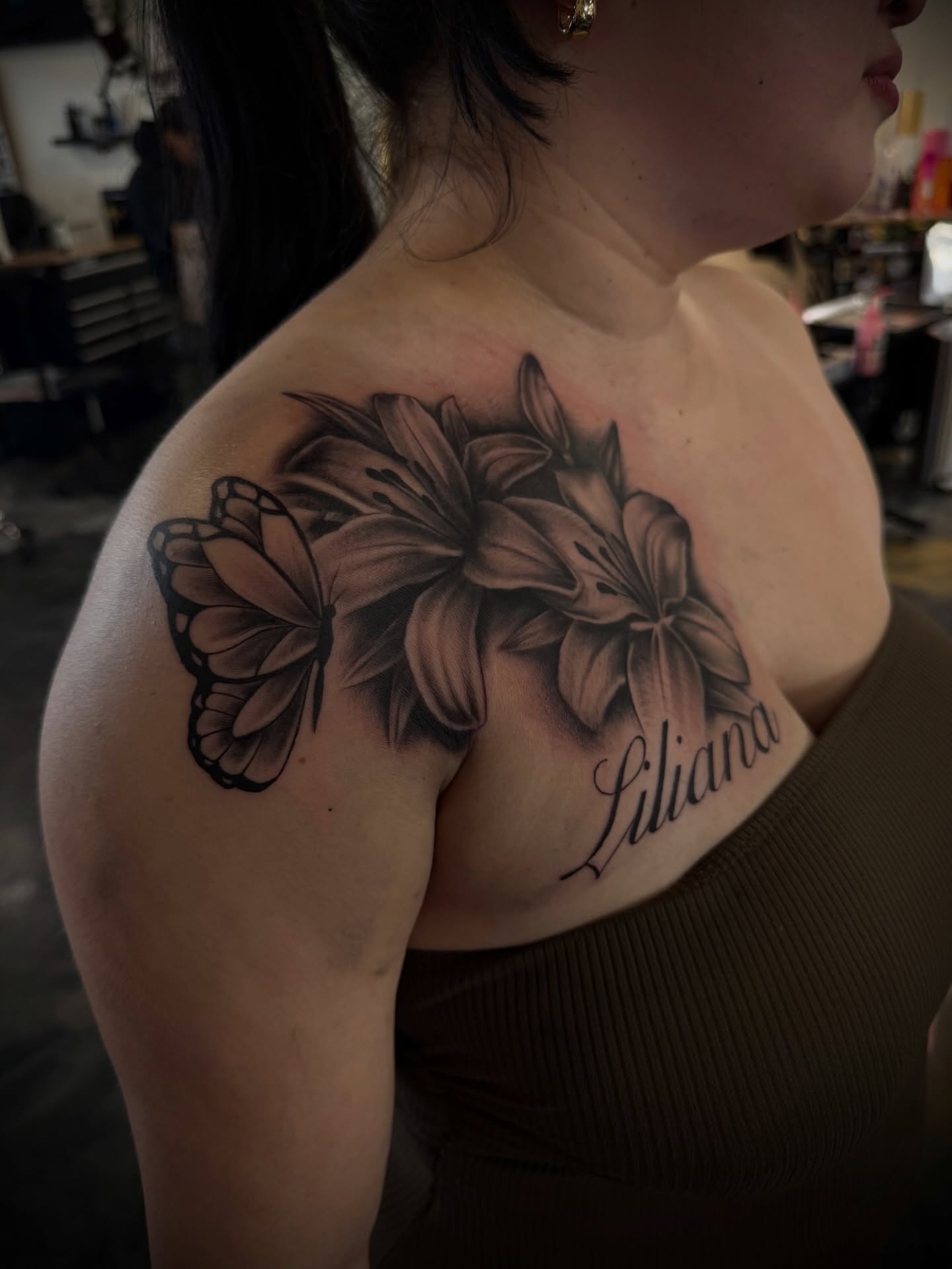Tattoo by @chaparroinks — black_and_grey, realism