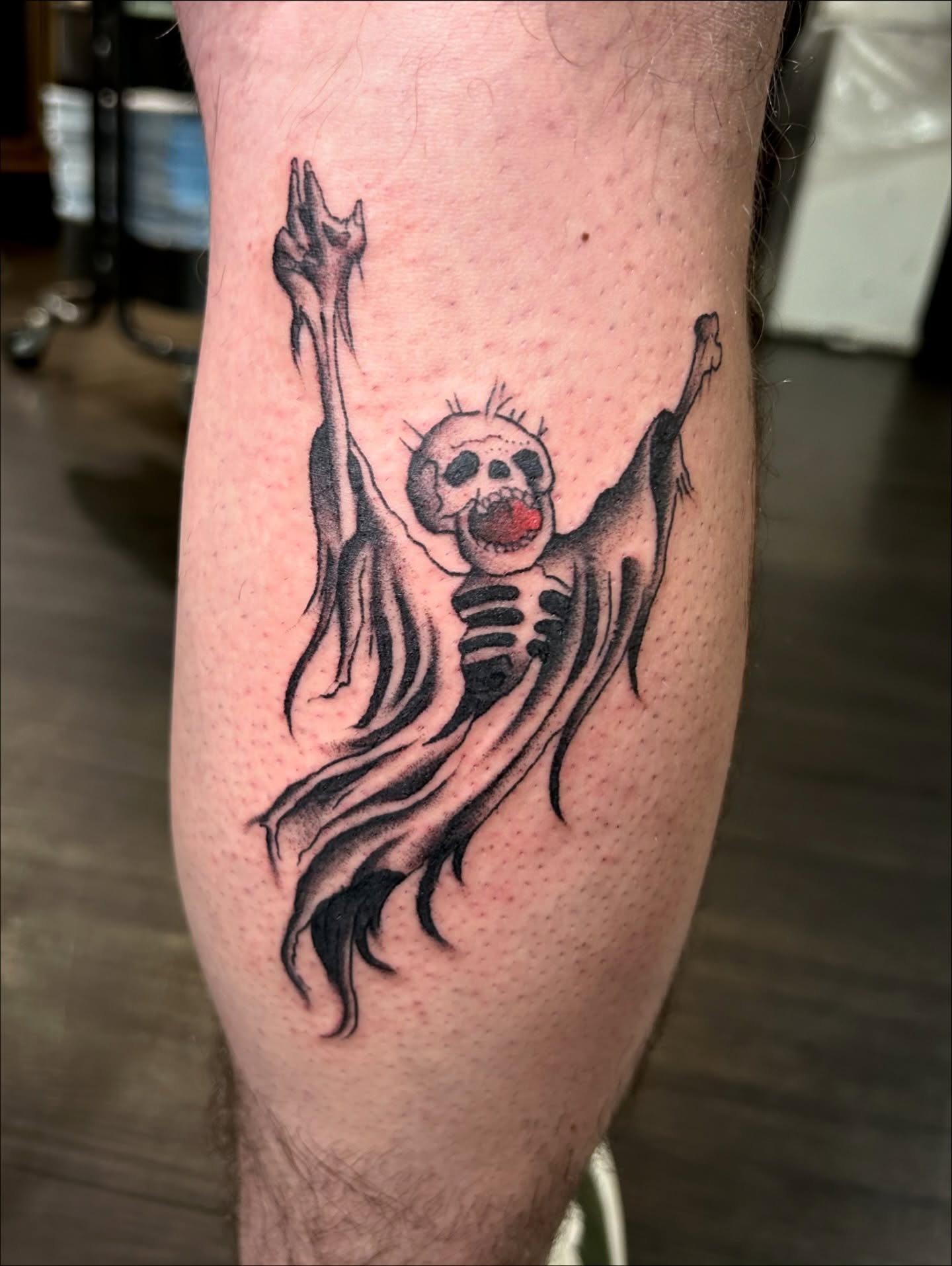 Tattoo by @reymon_tattoos — black_and_grey
