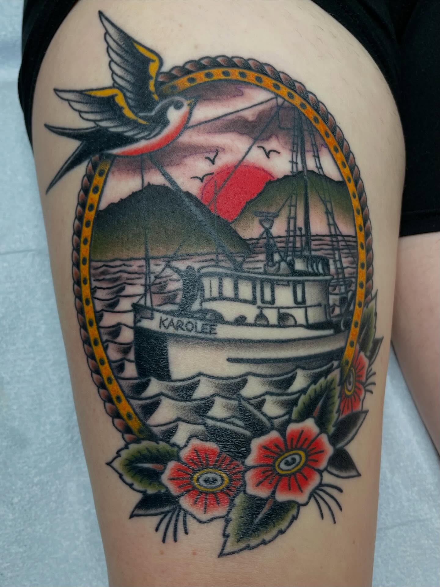 Tattoo by @krystendae — american_traditional