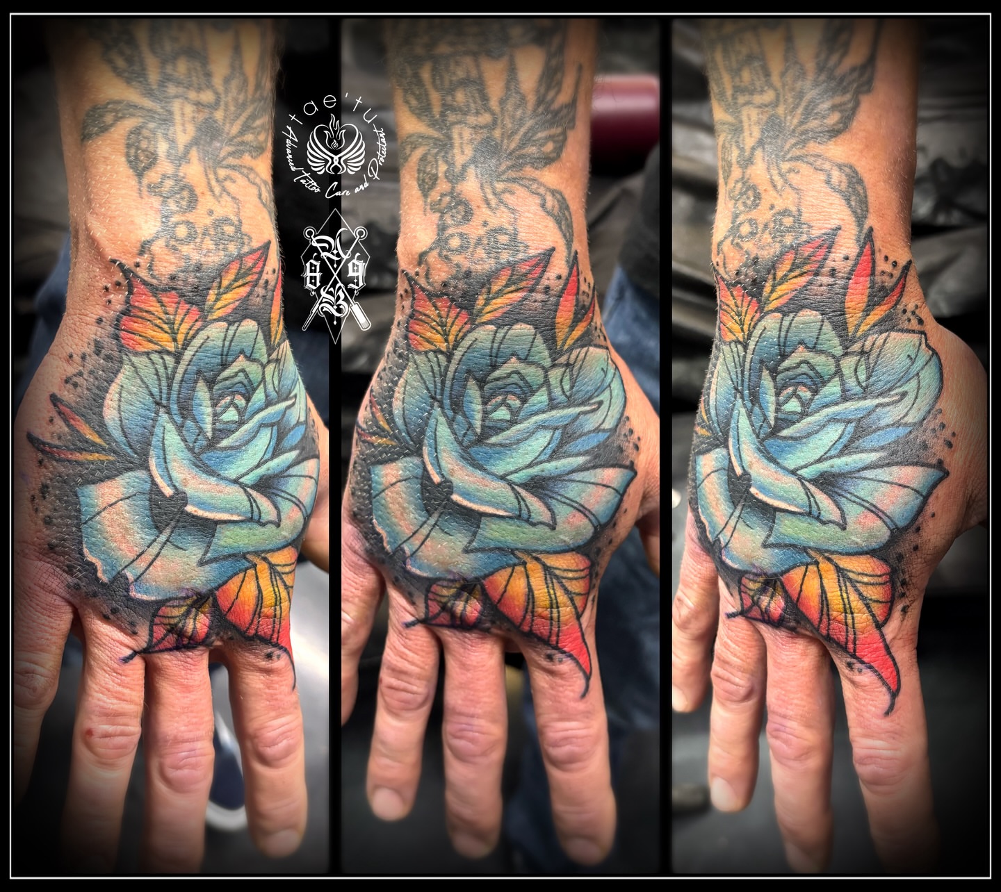 Tattoo by @atombomb_89 โ american_traditional, dotwork