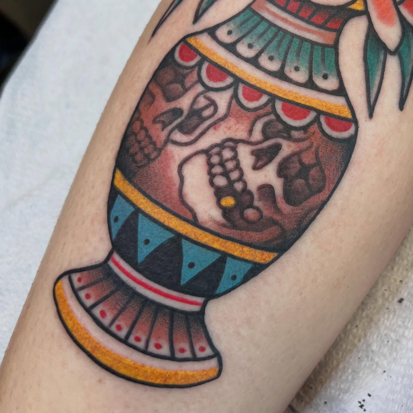 Tattoo by @ab.bautistatattoos β american_traditional, dotwork