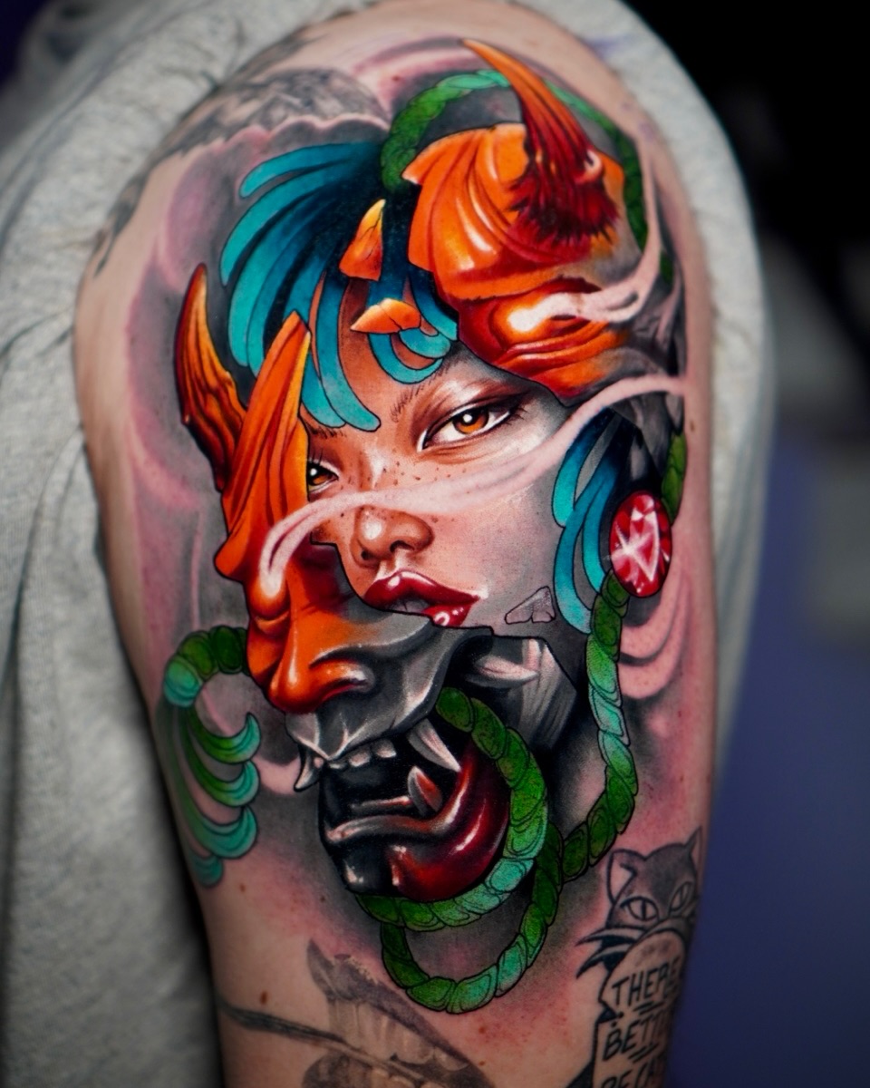 Tattoo by @sad.dalitattoo — anime, realism