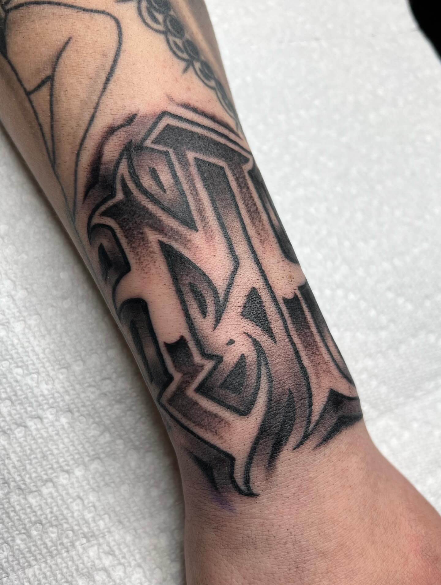 Tattoo by @peterpaychek — geometric