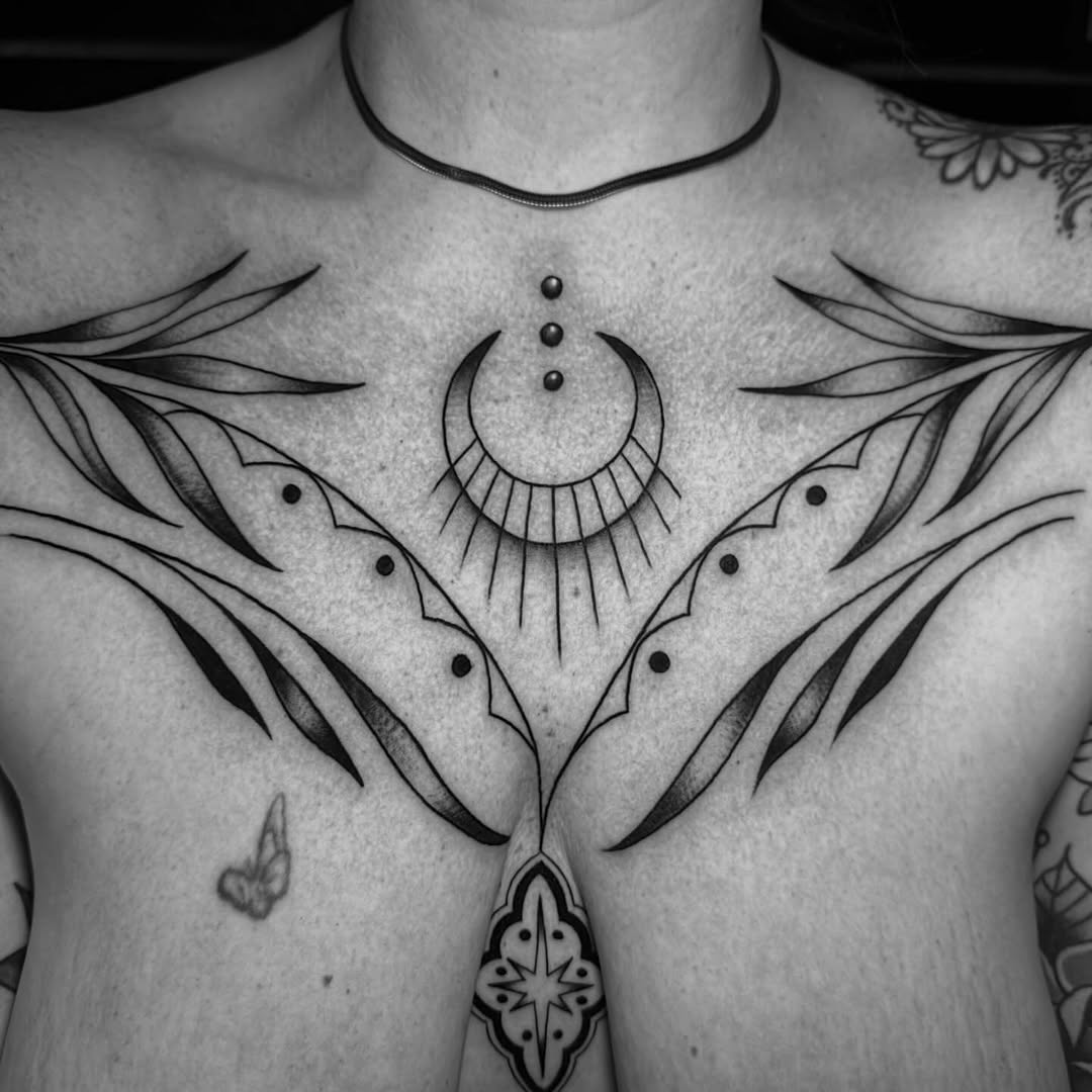 Tattoo by @sirenofsaturn — fine_line, ornamental