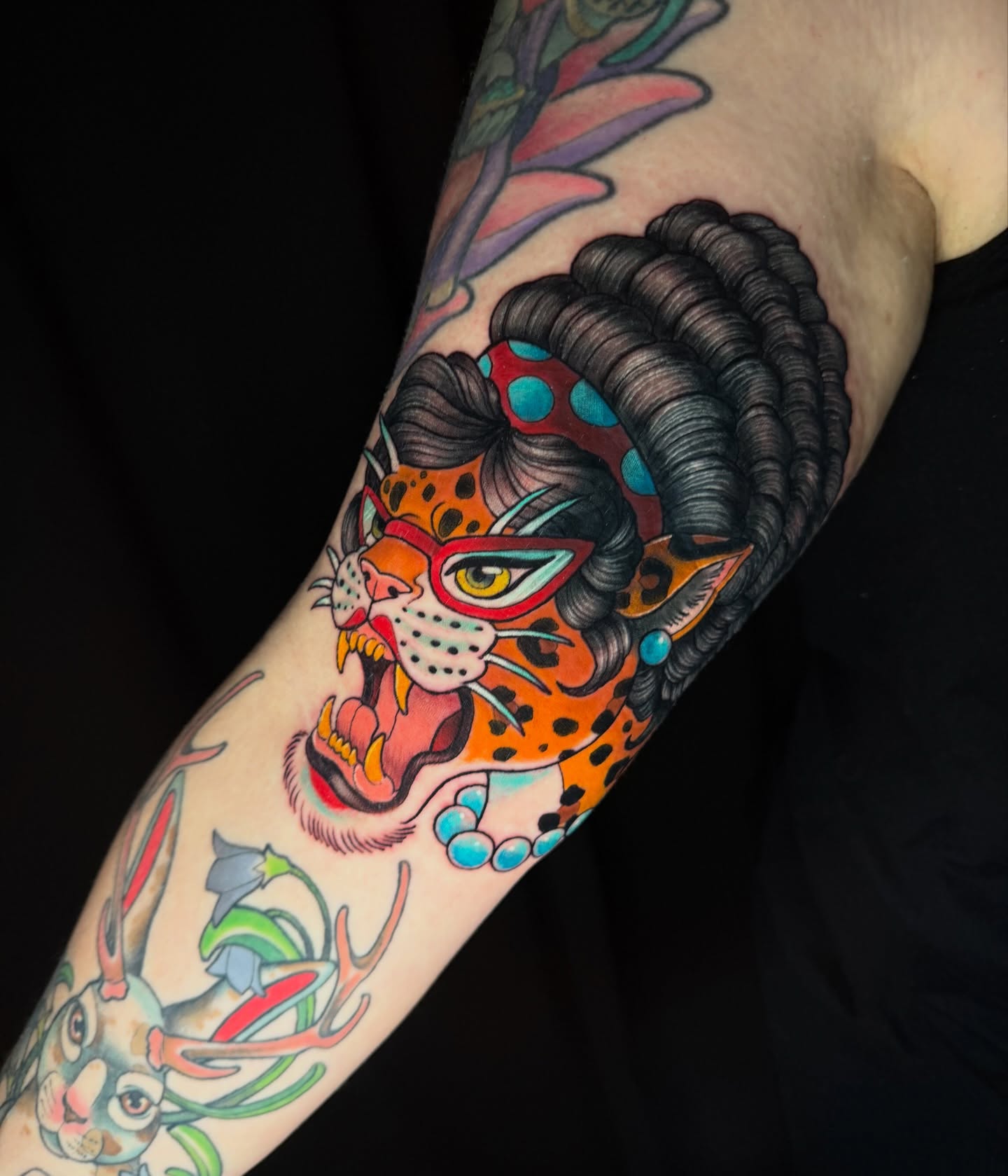 Tattoo by @shiv.tuck — american_traditional, dotwork