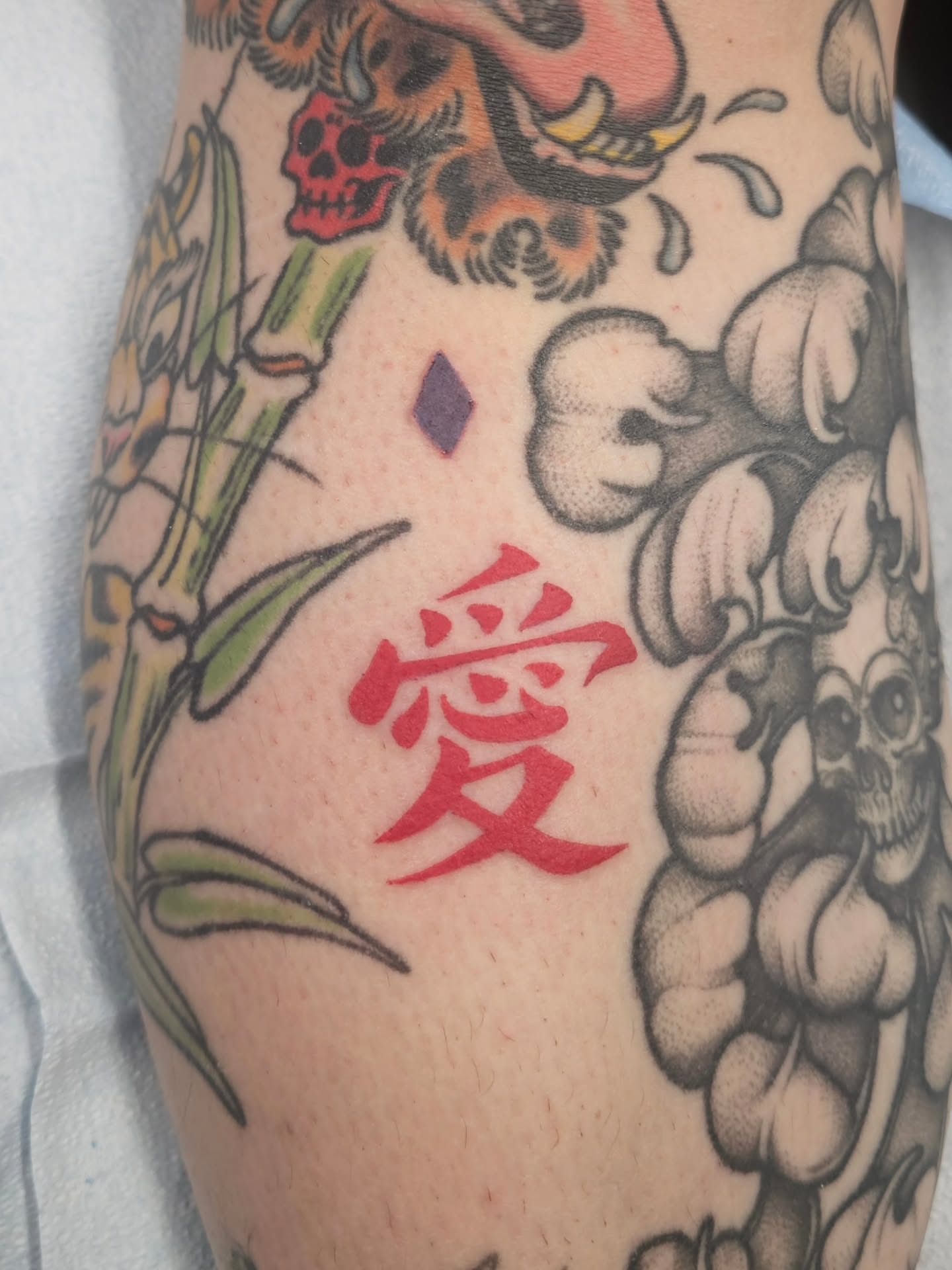 Kanji character American traditional tattoo on the forearm by πππ¦ππ§ππ‘π ππ¨ππππππ’π§π¨'π¬ πππππ¨π¨π¬