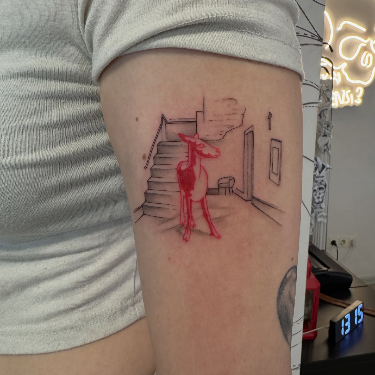 Tattoo by @turned_blue.ink — illustrative
