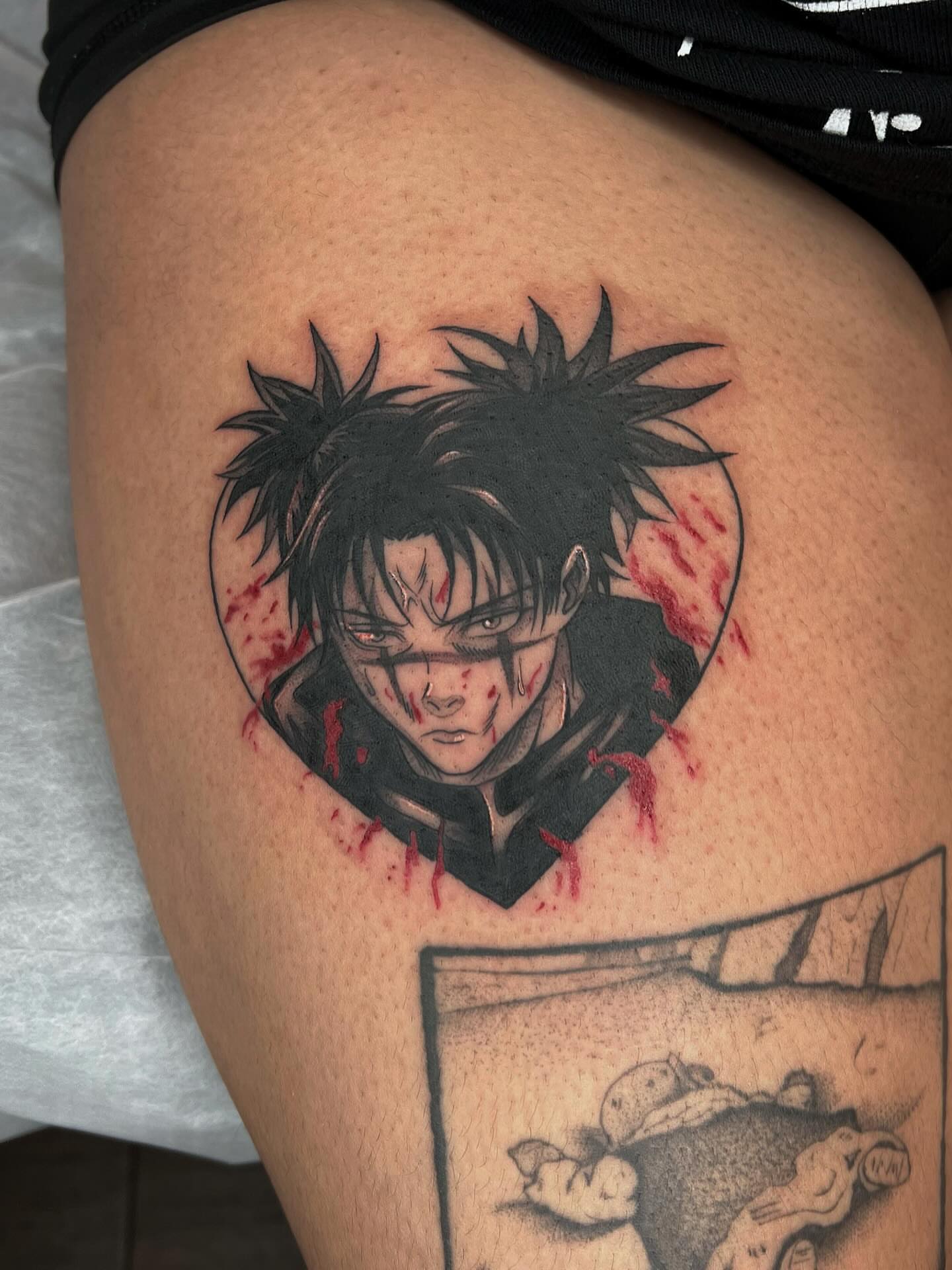 Tattoo by @officialdrayaartink — anime