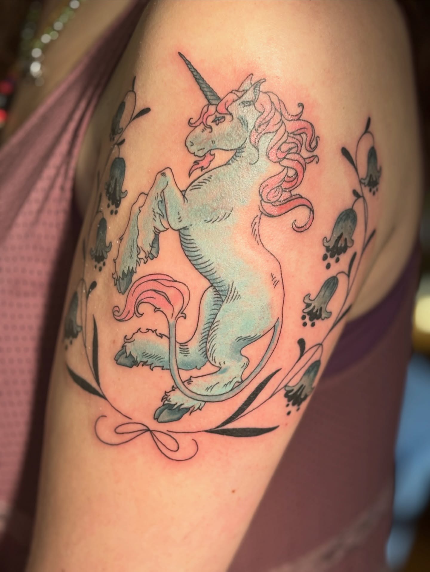 Tattoo by @fernwilds_tattoo โ watercolor
